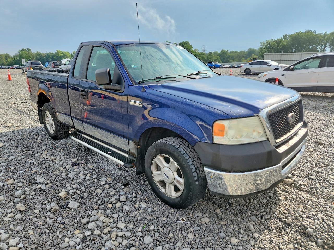 2008 Ford F150 Blue vin: 1FTRF12288KE43801