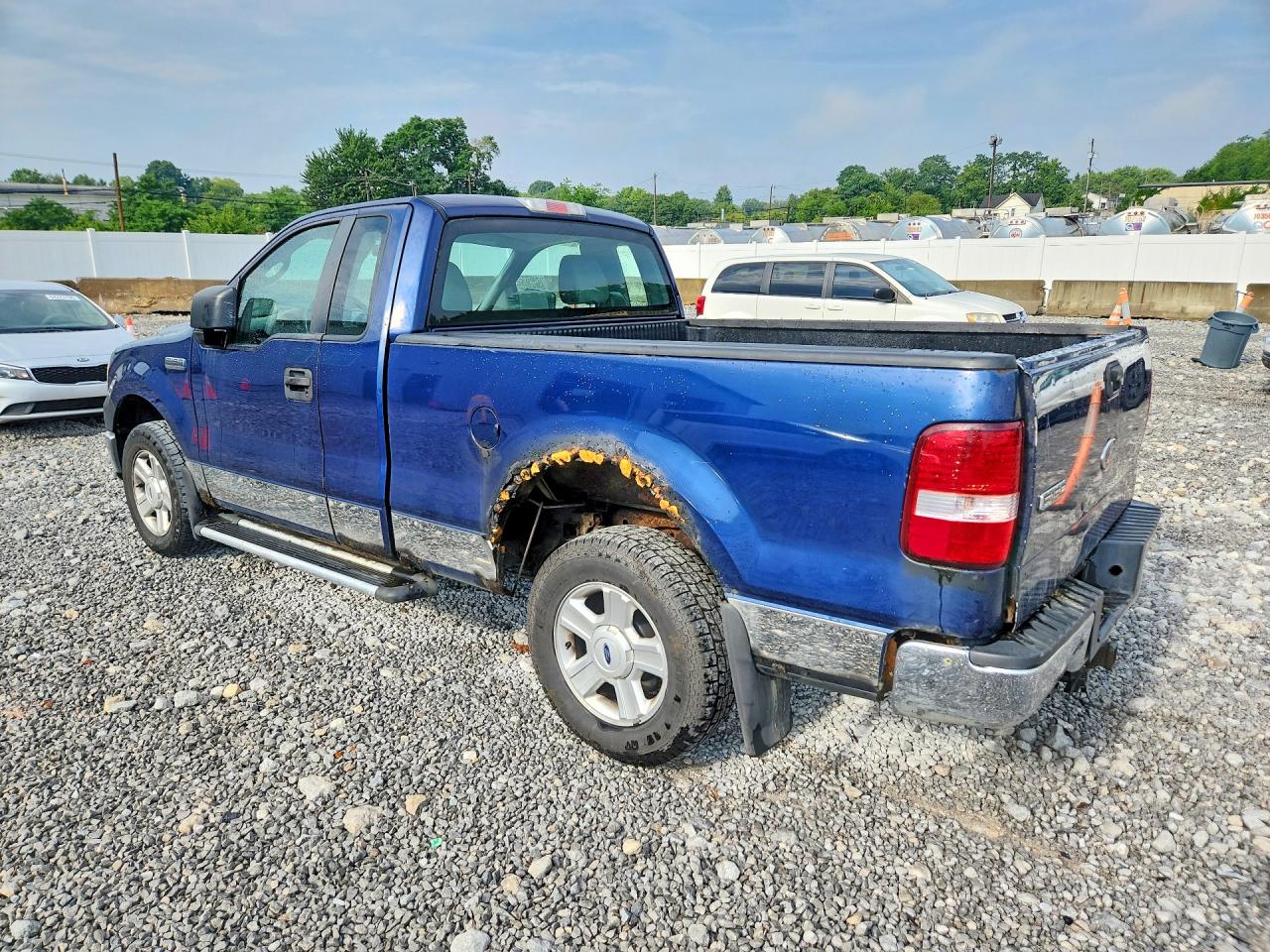 2008 Ford F150 Blue vin: 1FTRF12288KE43801