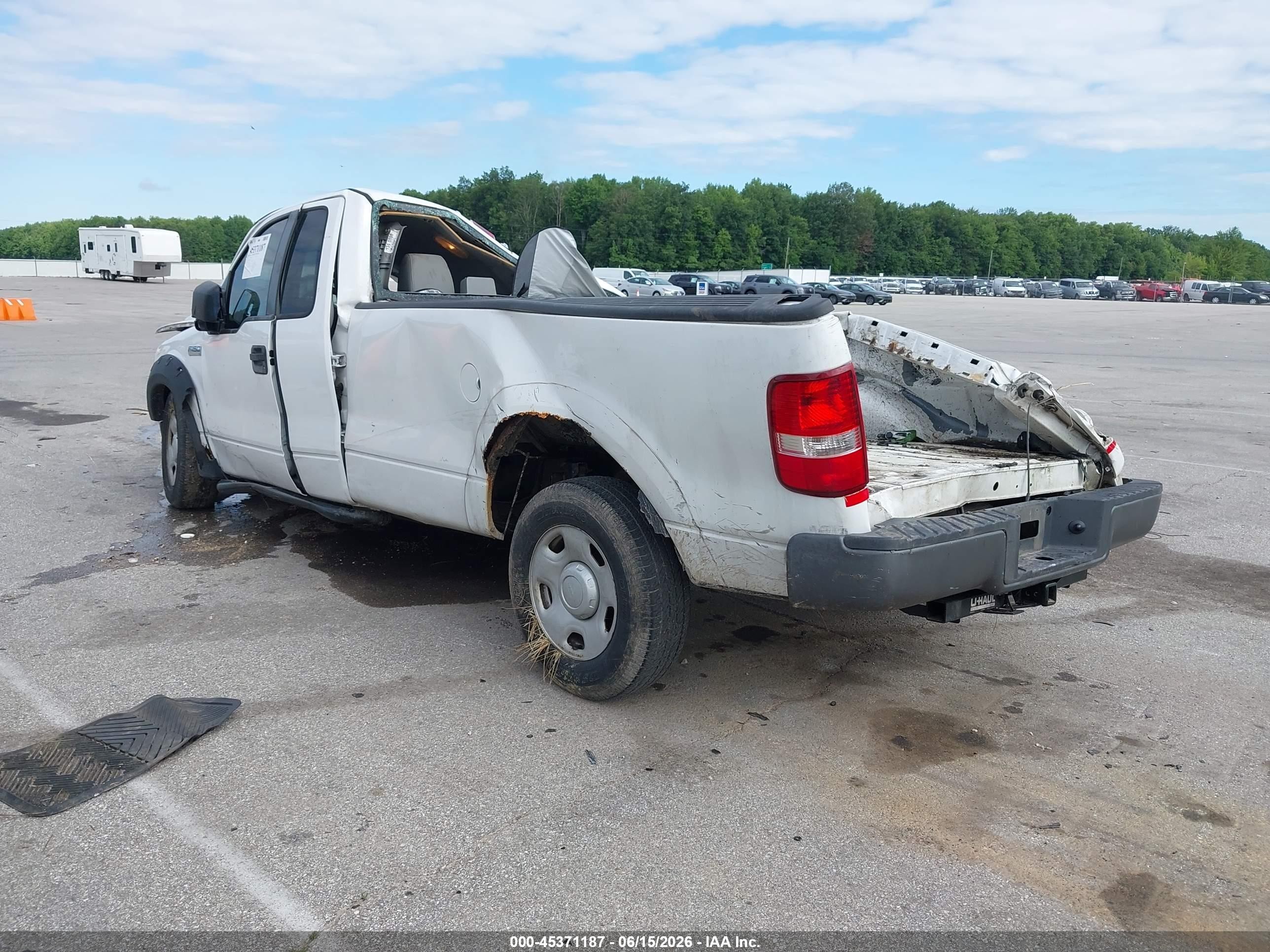 2008 Ford F-150 Stx/xl/xlt White vin: 1FTRF12288KE43930