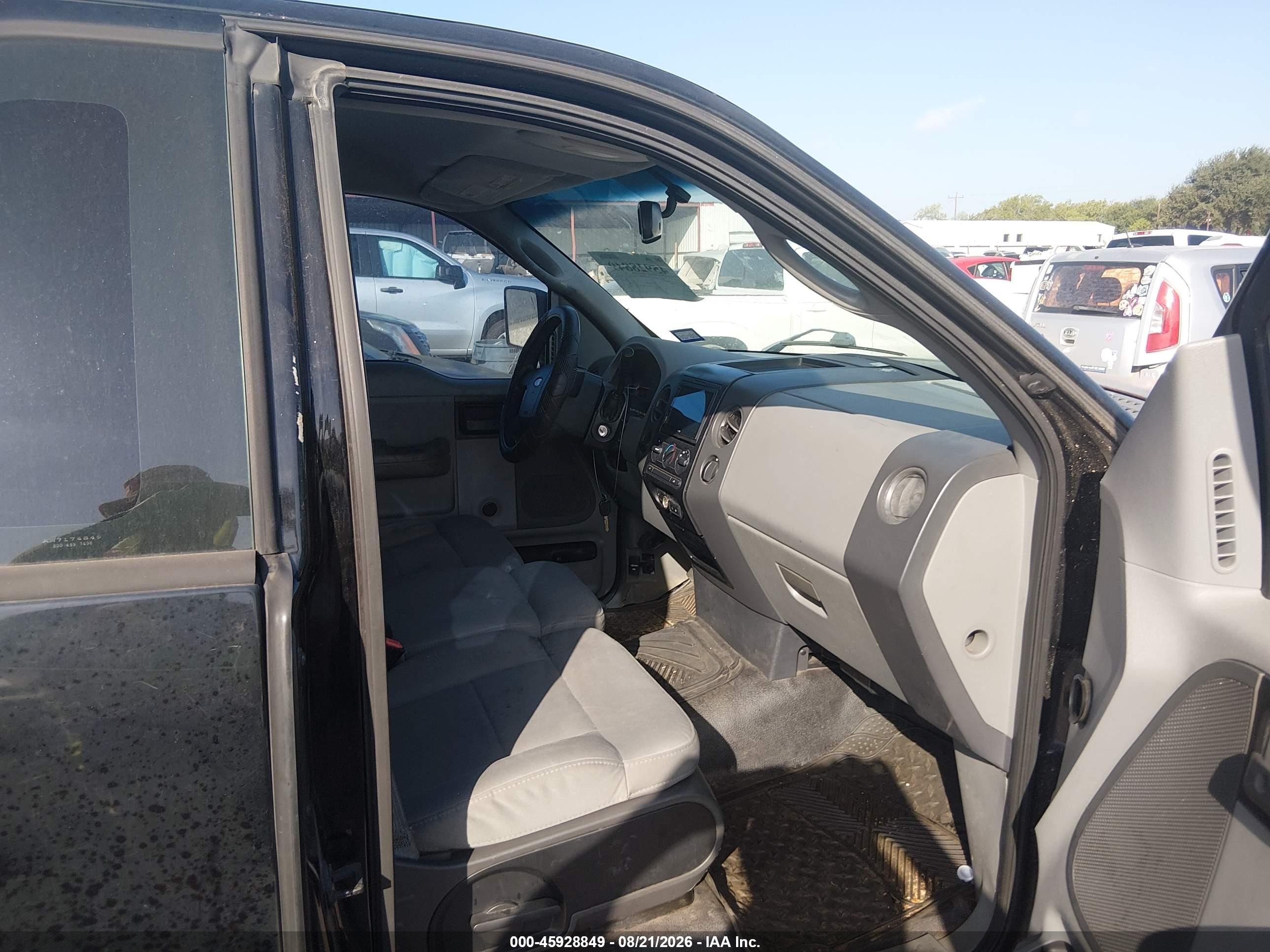 2008 Ford F-150 Stx/xl/xlt Black vin: 1FTRF12288KE71078