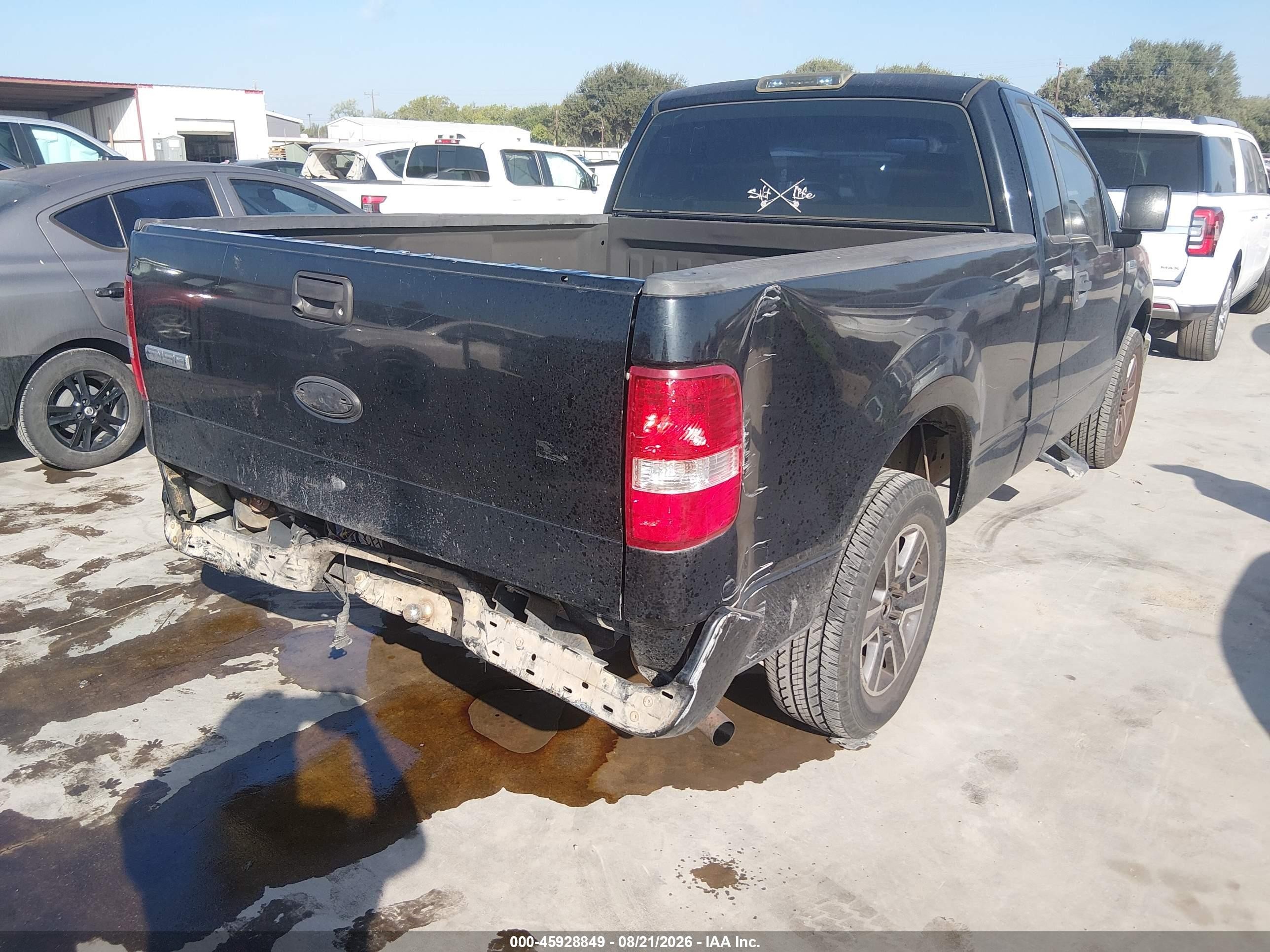 2008 Ford F-150 Stx/xl/xlt Black vin: 1FTRF12288KE71078