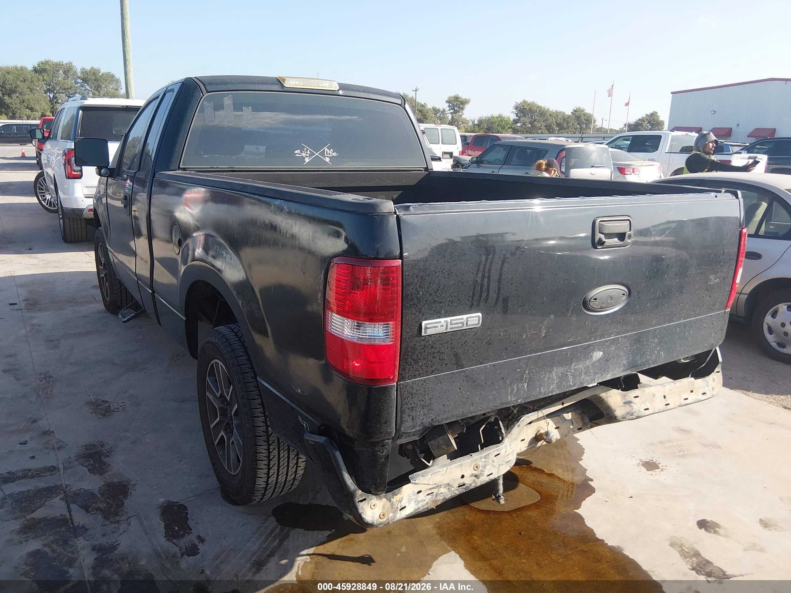 2008 Ford F-150 Stx/xl/xlt Black vin: 1FTRF12288KE71078