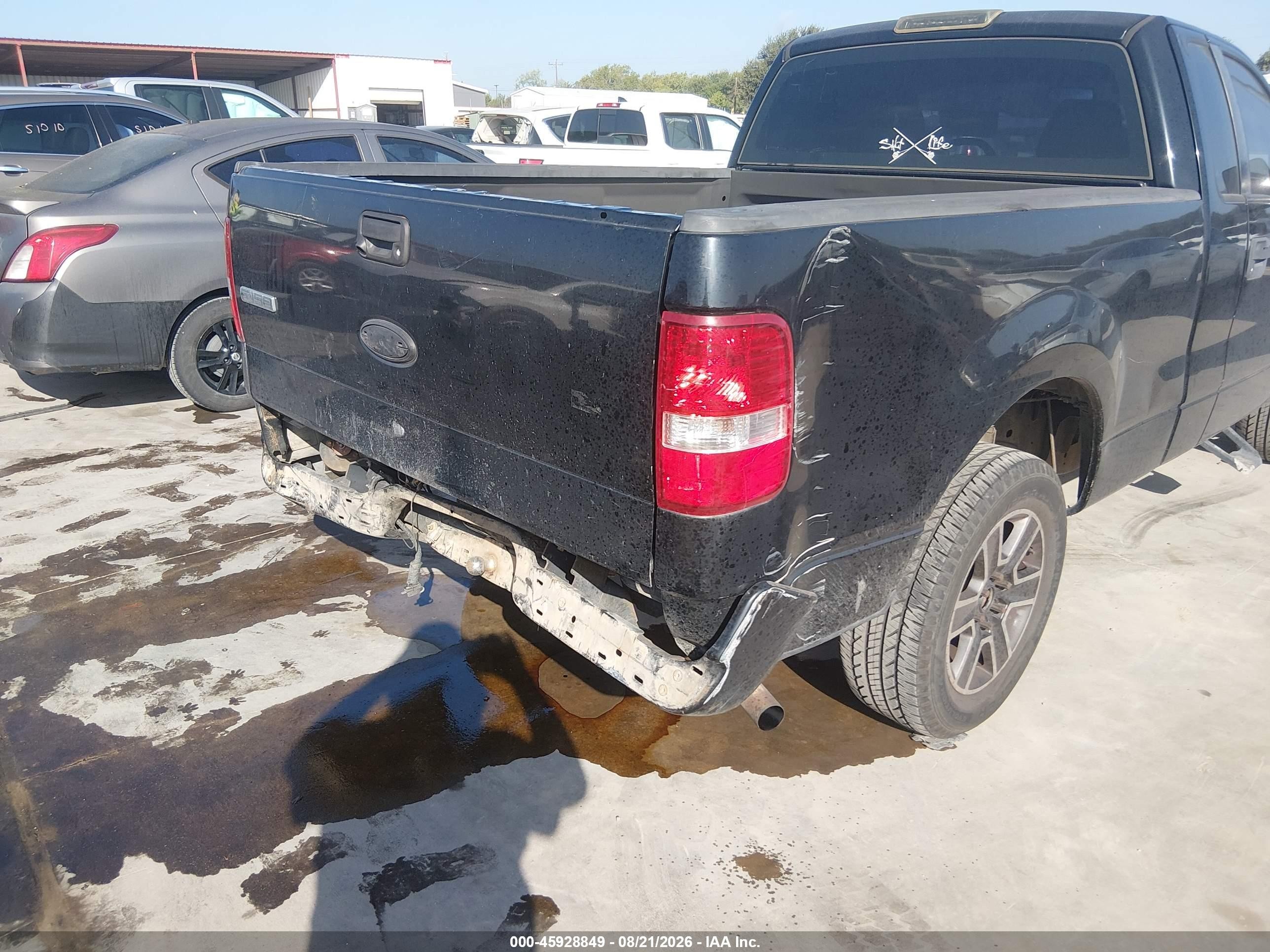 2008 Ford F-150 Stx/xl/xlt Black vin: 1FTRF12288KE71078