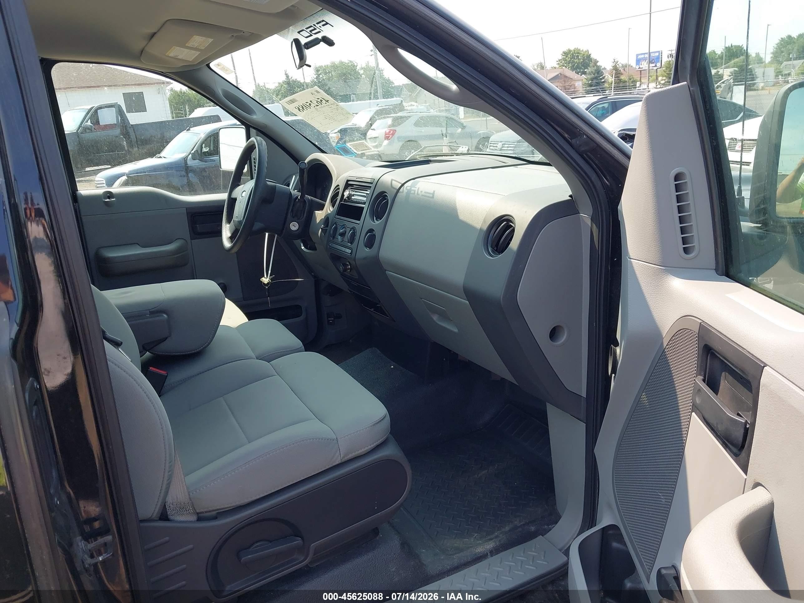 2008 Ford F-150 Stx/xl/xlt Black vin: 1FTRF12288KE96370