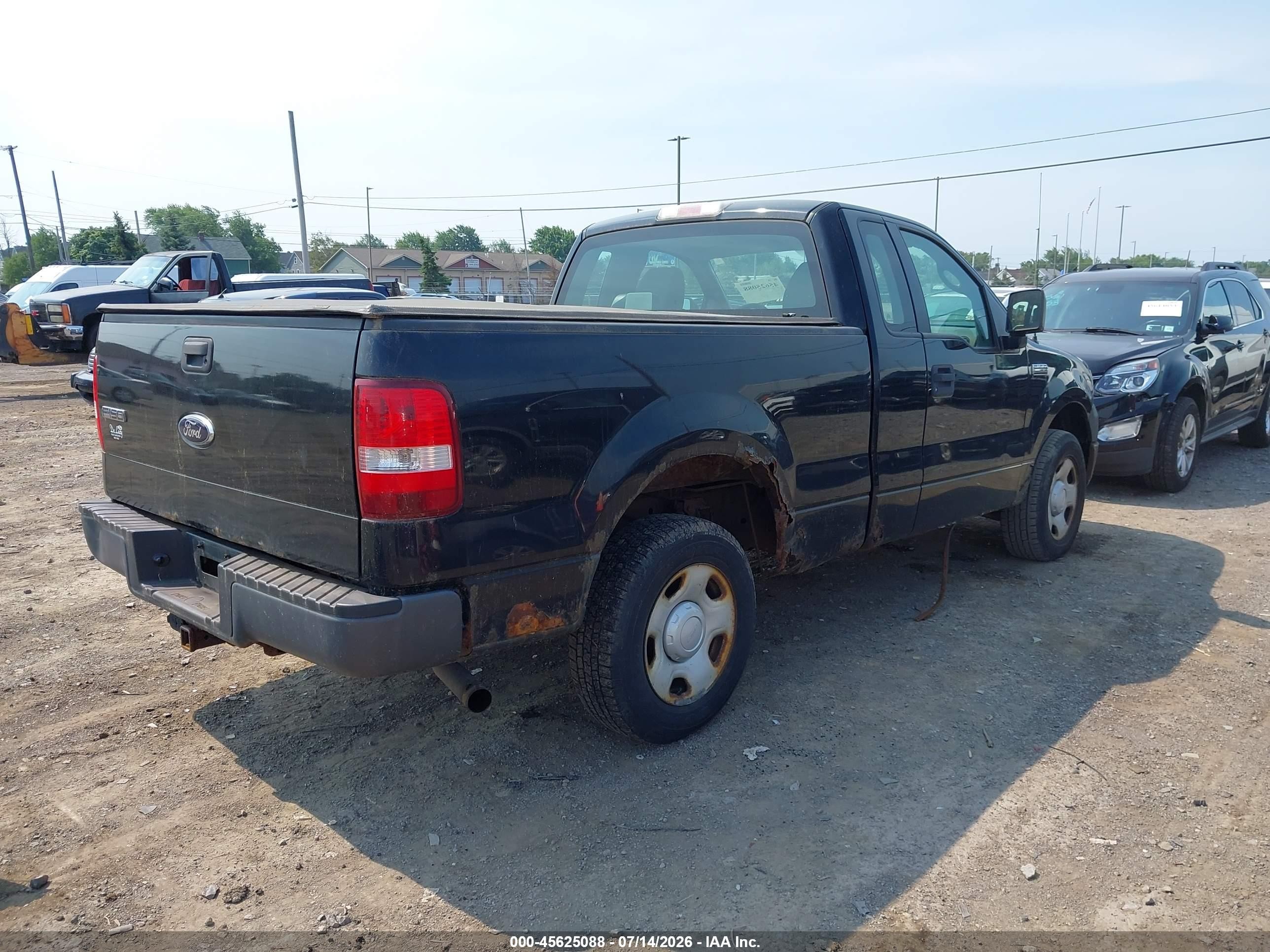 2008 Ford F-150 Stx/xl/xlt Black vin: 1FTRF12288KE96370