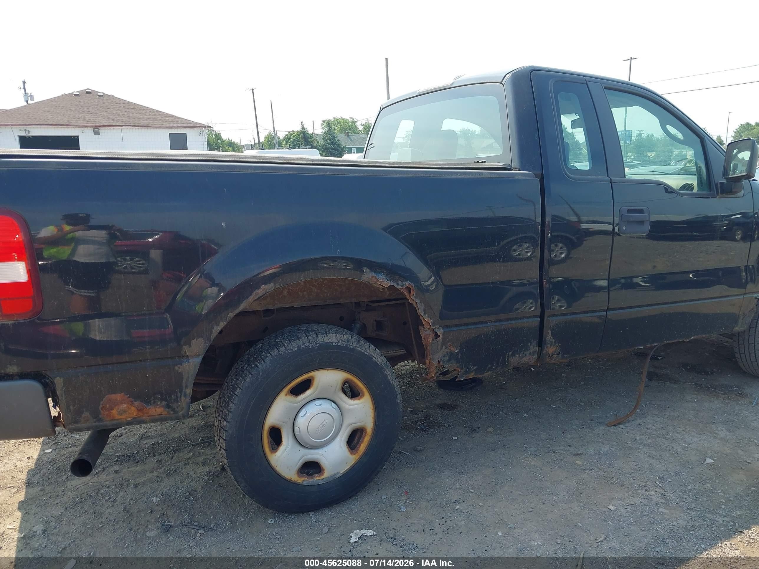 2008 Ford F-150 Stx/xl/xlt Black vin: 1FTRF12288KE96370