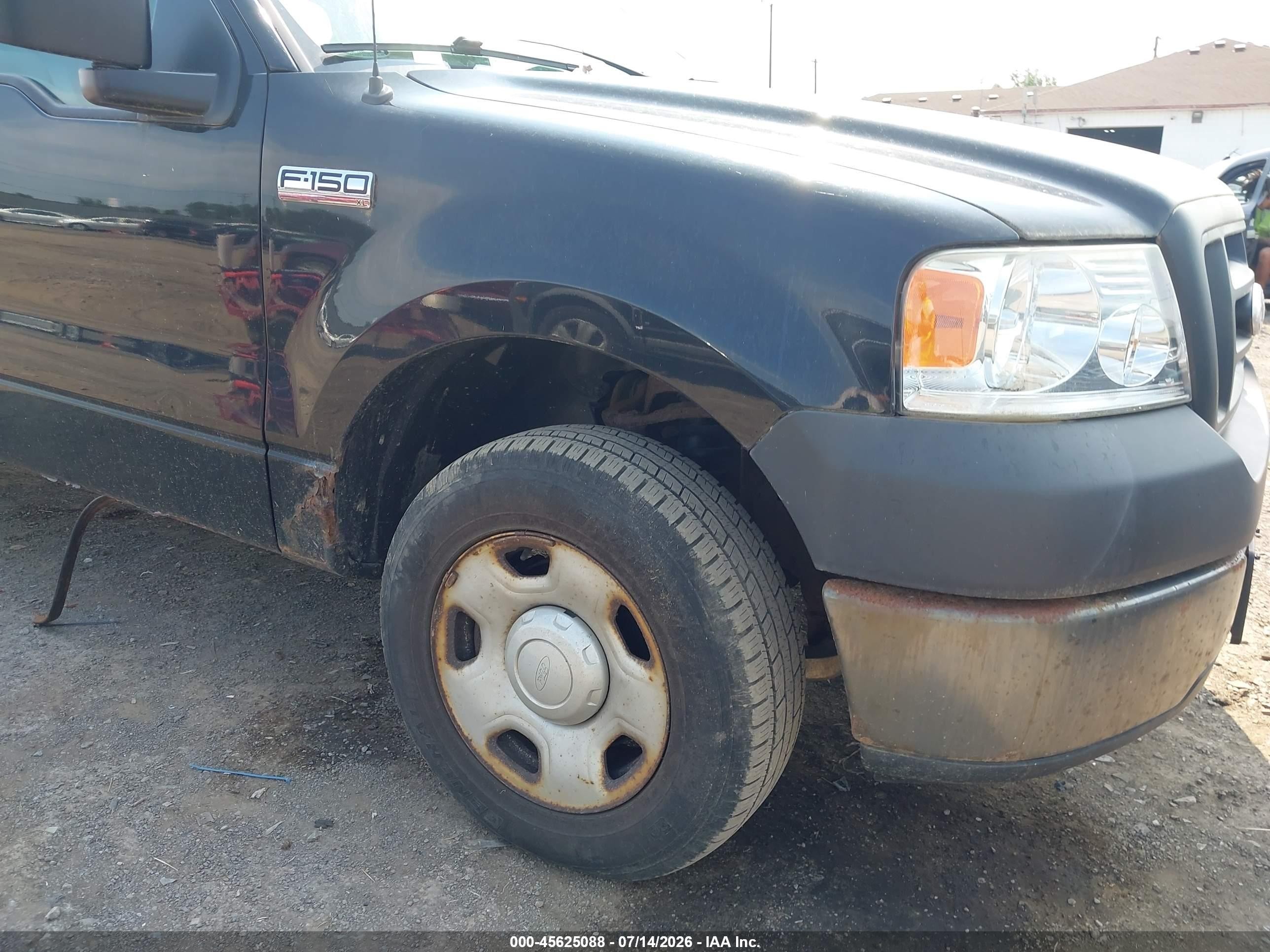 2008 Ford F-150 Stx/xl/xlt Black vin: 1FTRF12288KE96370