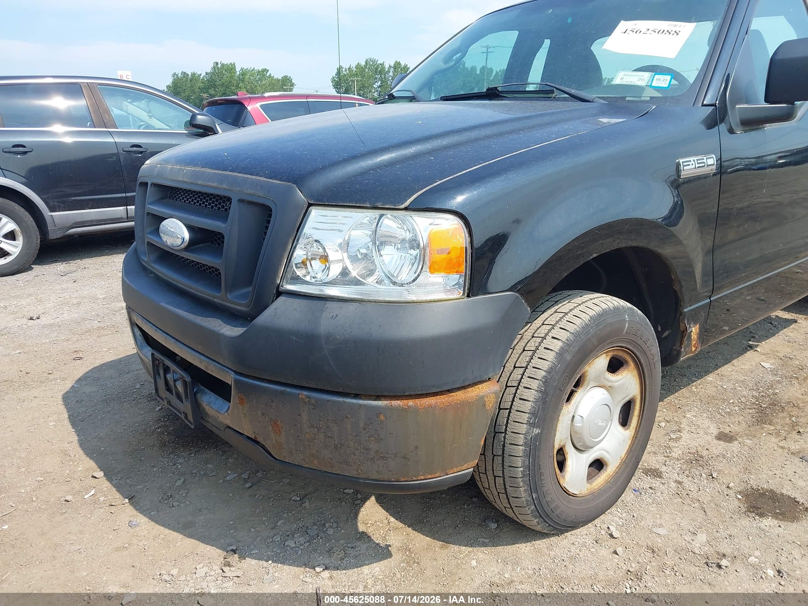 2008 Ford F-150 Stx/xl/xlt Black vin: 1FTRF12288KE96370