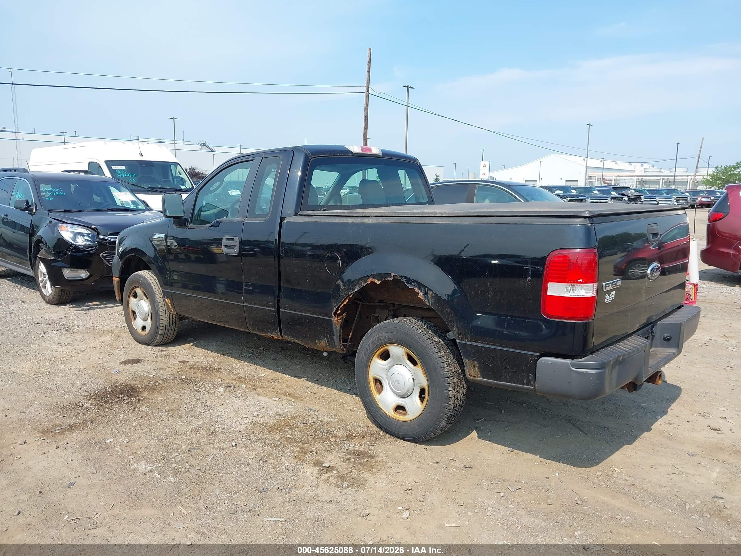 2008 Ford F-150 Stx/xl/xlt Black vin: 1FTRF12288KE96370