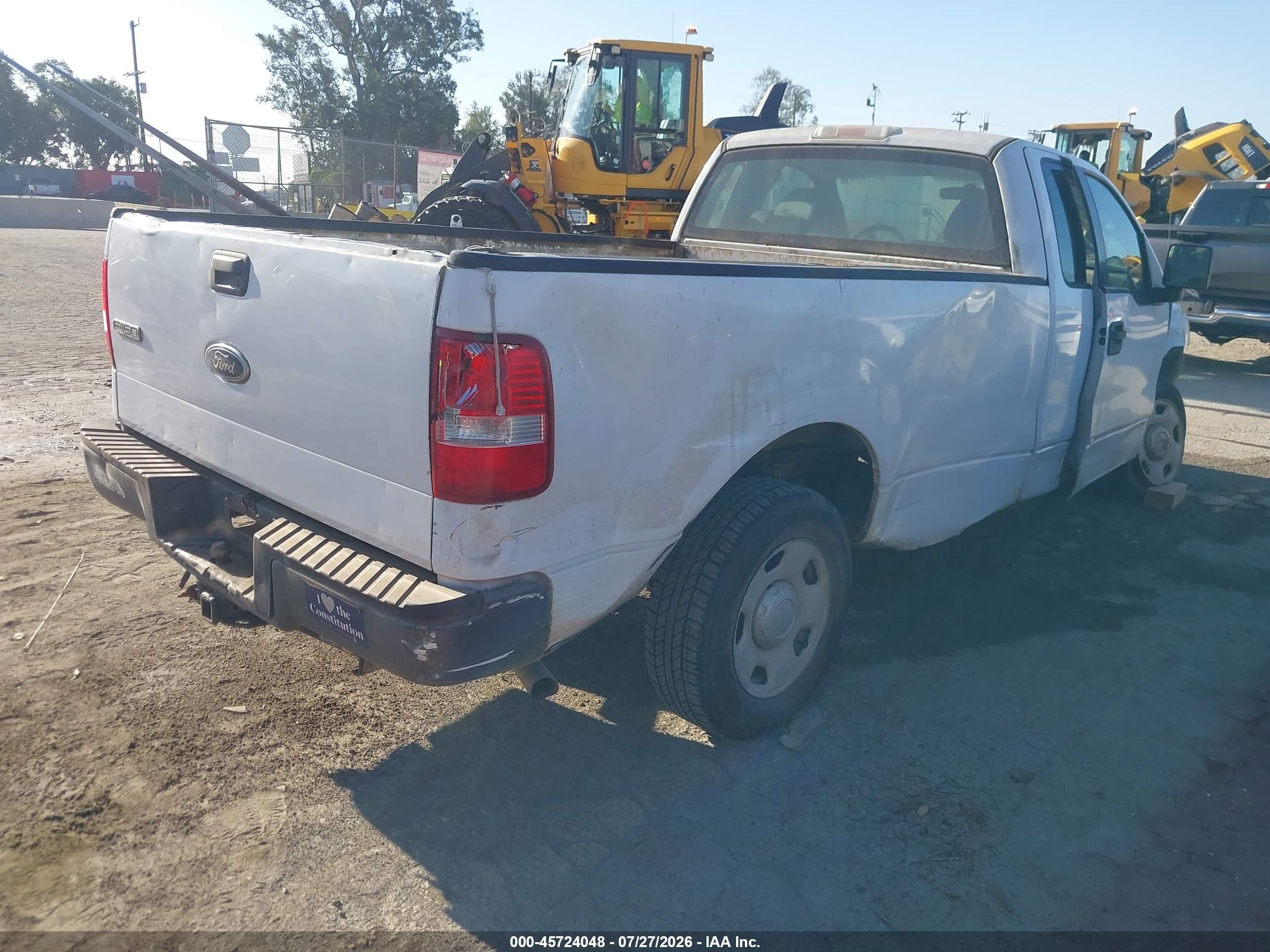 2005 Ford F-150 Stx/xl/xlt White vin: 1FTRF12295NB82253