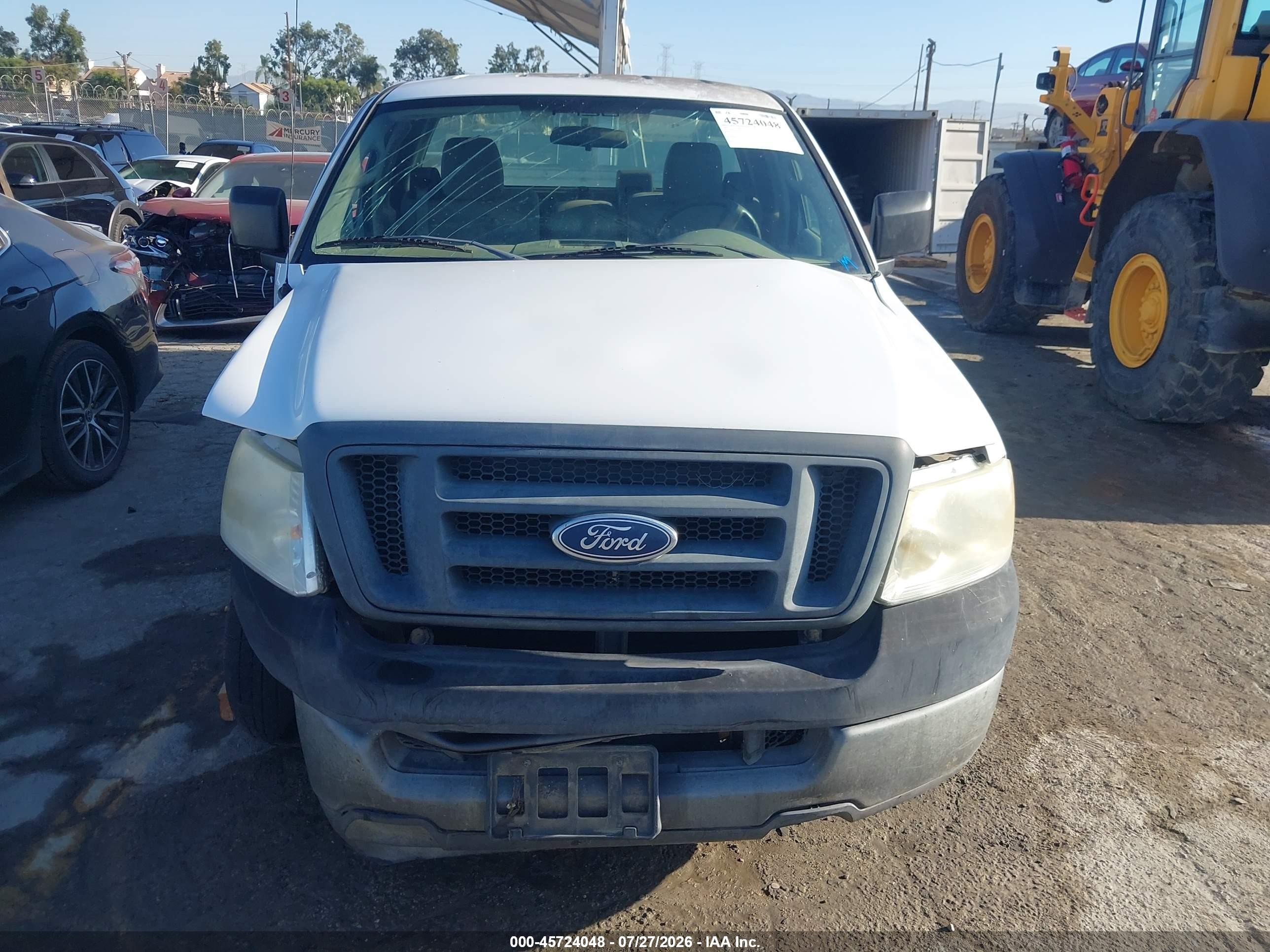 2005 Ford F-150 Stx/xl/xlt White vin: 1FTRF12295NB82253