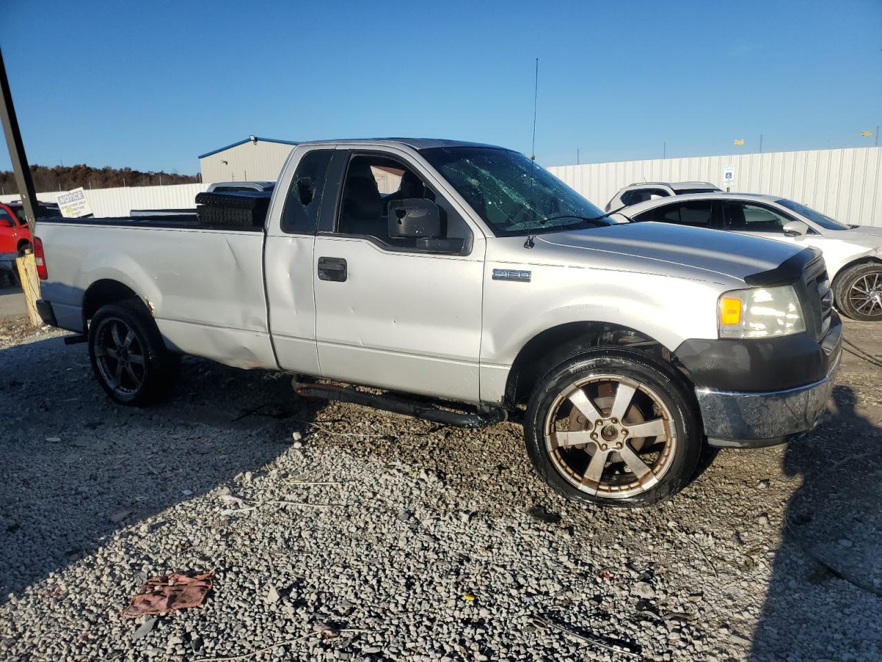 2006 Ford F150 Silver vin: 1FTRF12296NB45365