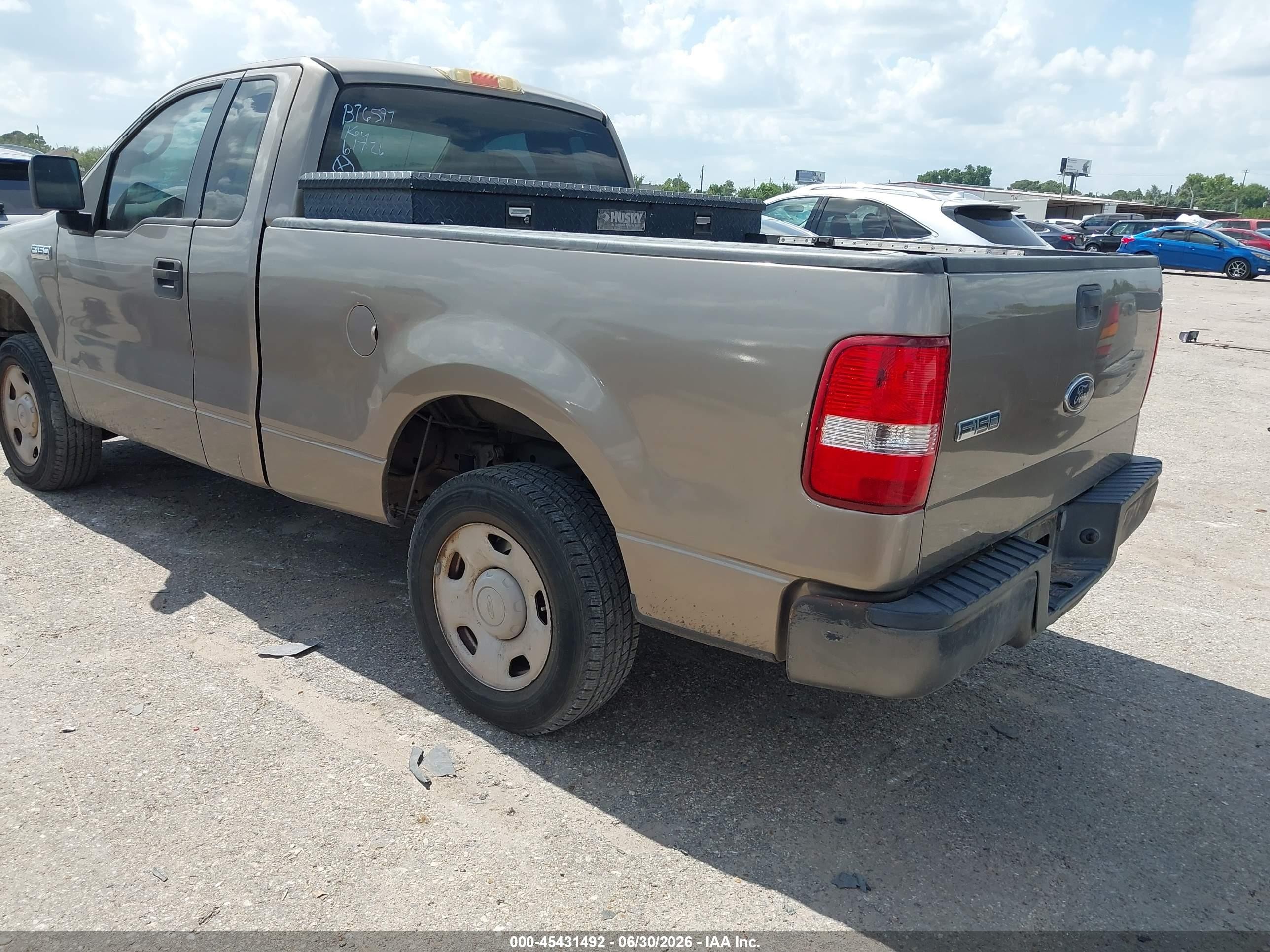 2006 Ford F-150 Stx/xl/xlt Tan vin: 1FTRF12296NB76597