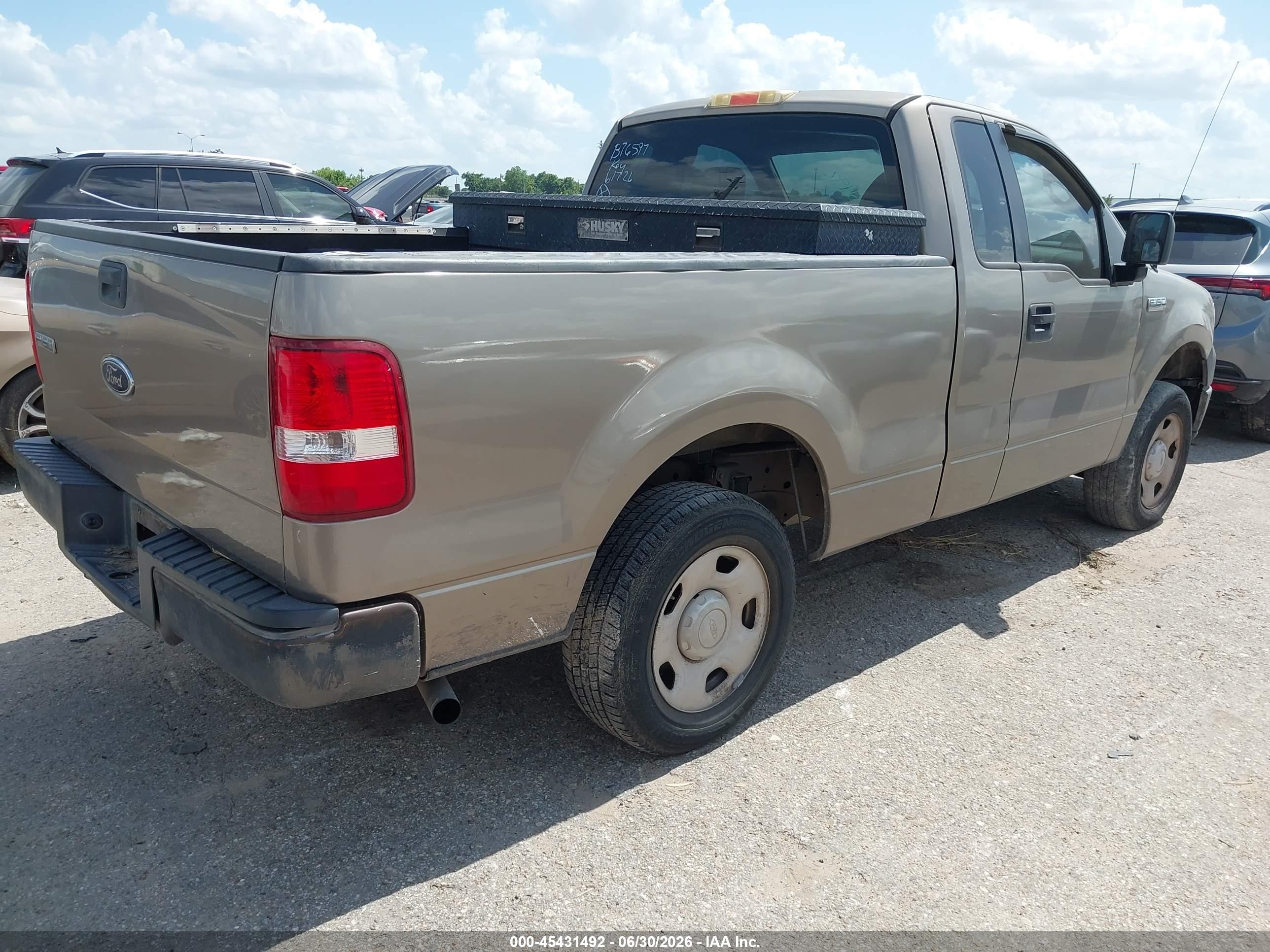2006 Ford F-150 Stx/xl/xlt Tan vin: 1FTRF12296NB76597