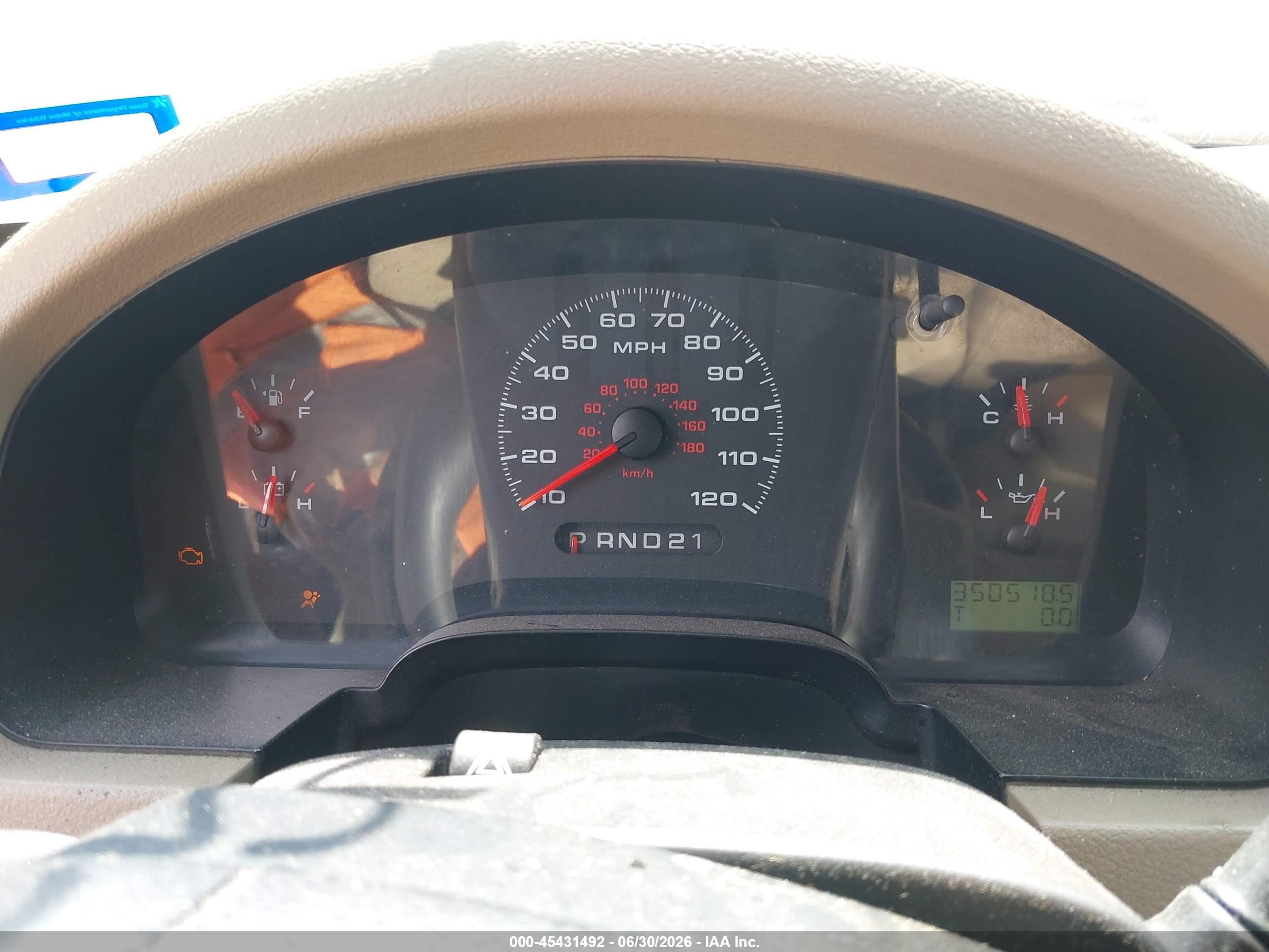 2006 Ford F-150 Stx/xl/xlt Tan vin: 1FTRF12296NB76597