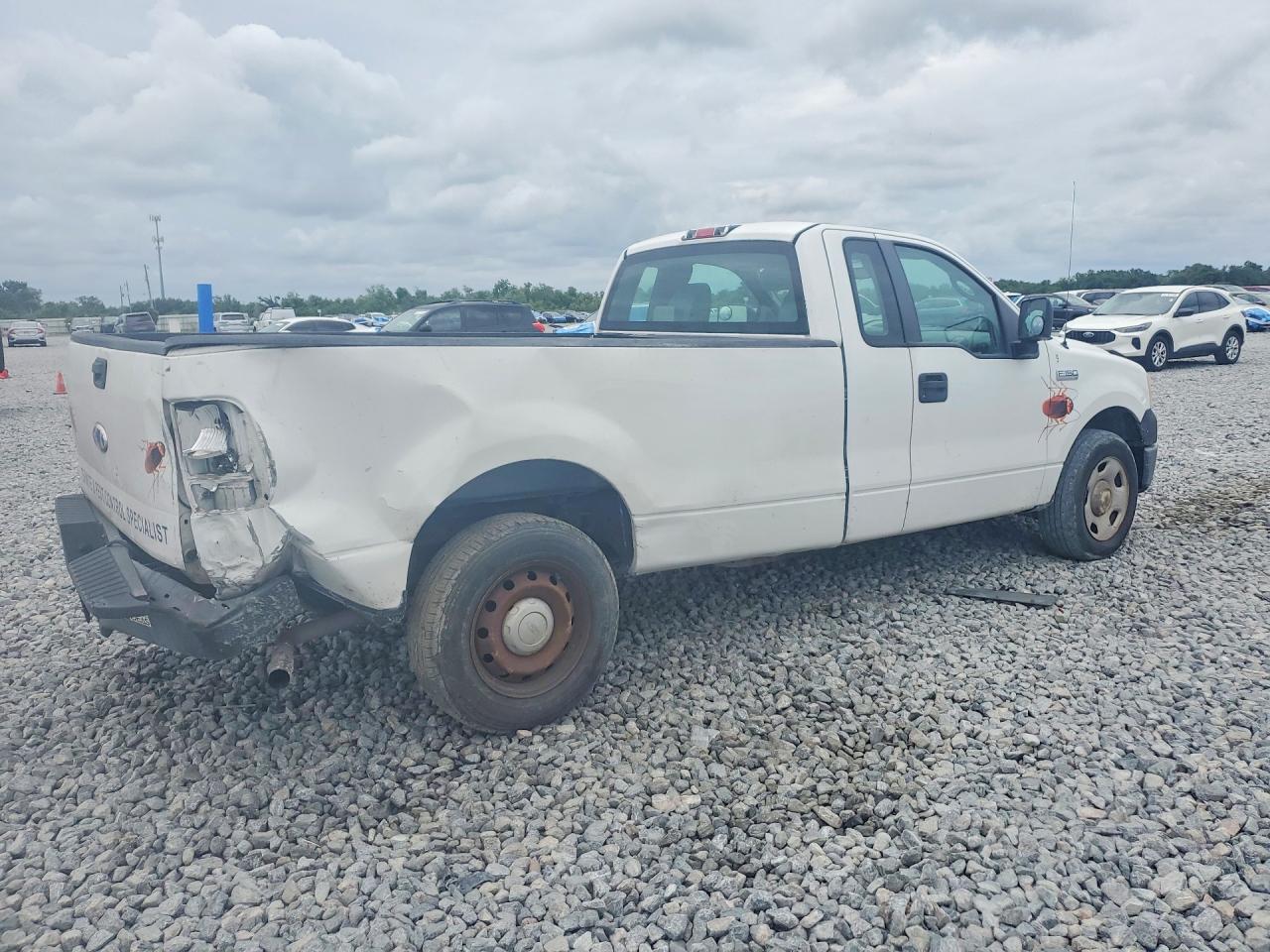 2007 Ford F150 White vin: 1FTRF12297KC15935