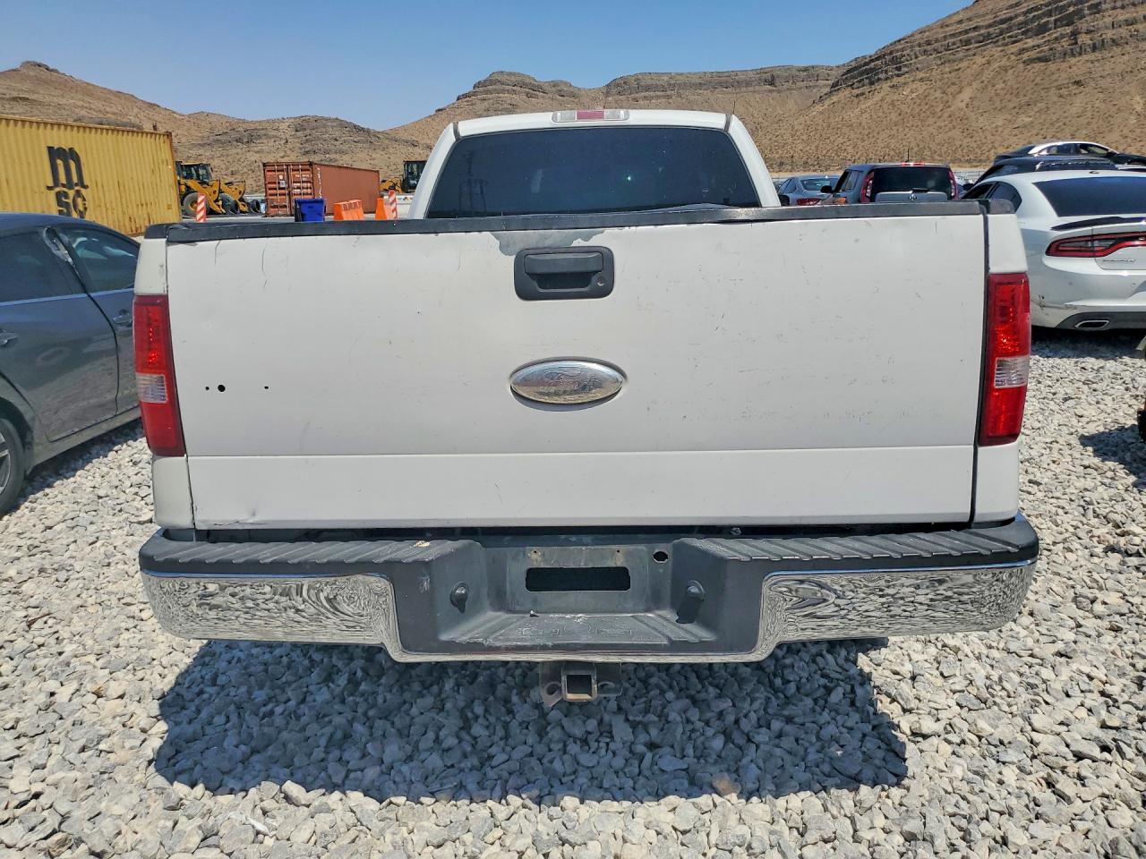 2007 Ford F150 White vin: 1FTRF12297KD44869