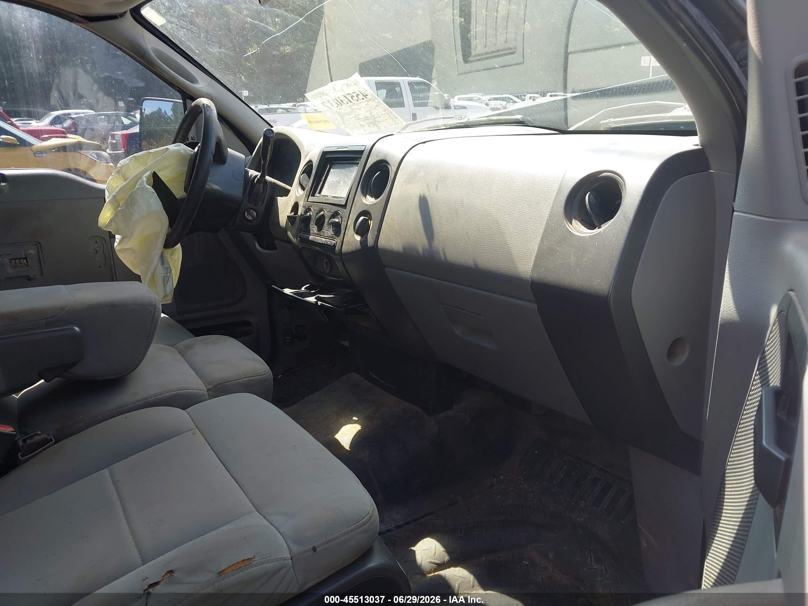 2007 Ford F-150 Stx/xl/xlt Blue vin: 1FTRF12297NA01476