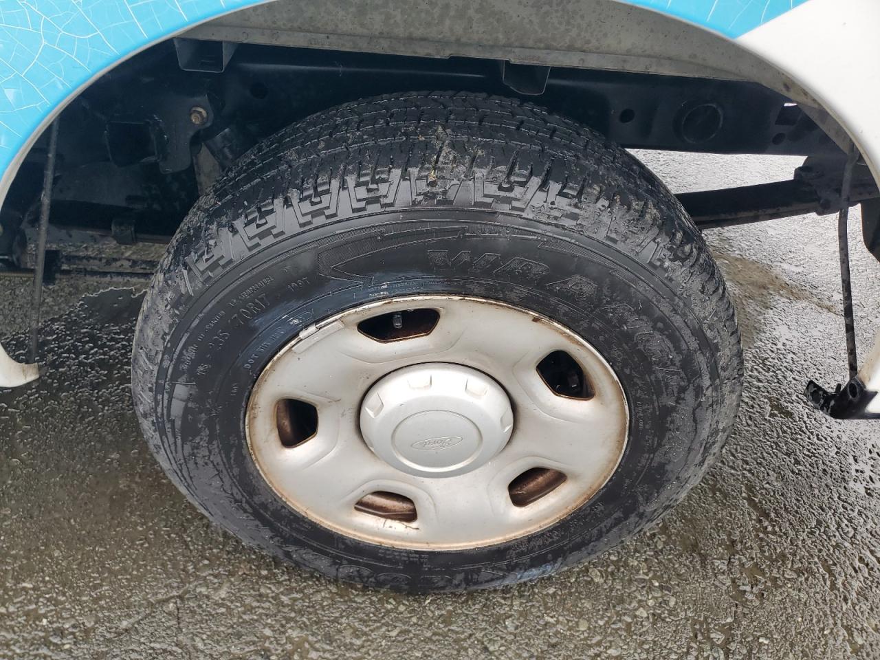 2008 Ford F150 Белый vin: 1FTRF12298KB87670 Damage: Left Rear Wheel, Rust, Repair Required