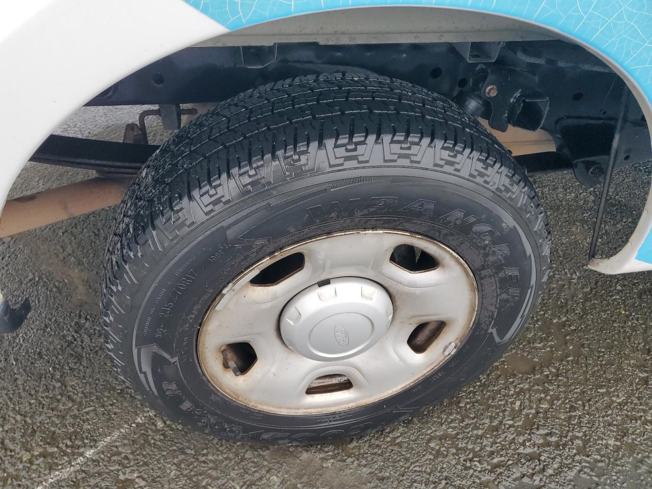 2008 Ford F150 Белый vin: 1FTRF12298KB87670 Damage: Right Rear Wheel, Rust, Repair Required