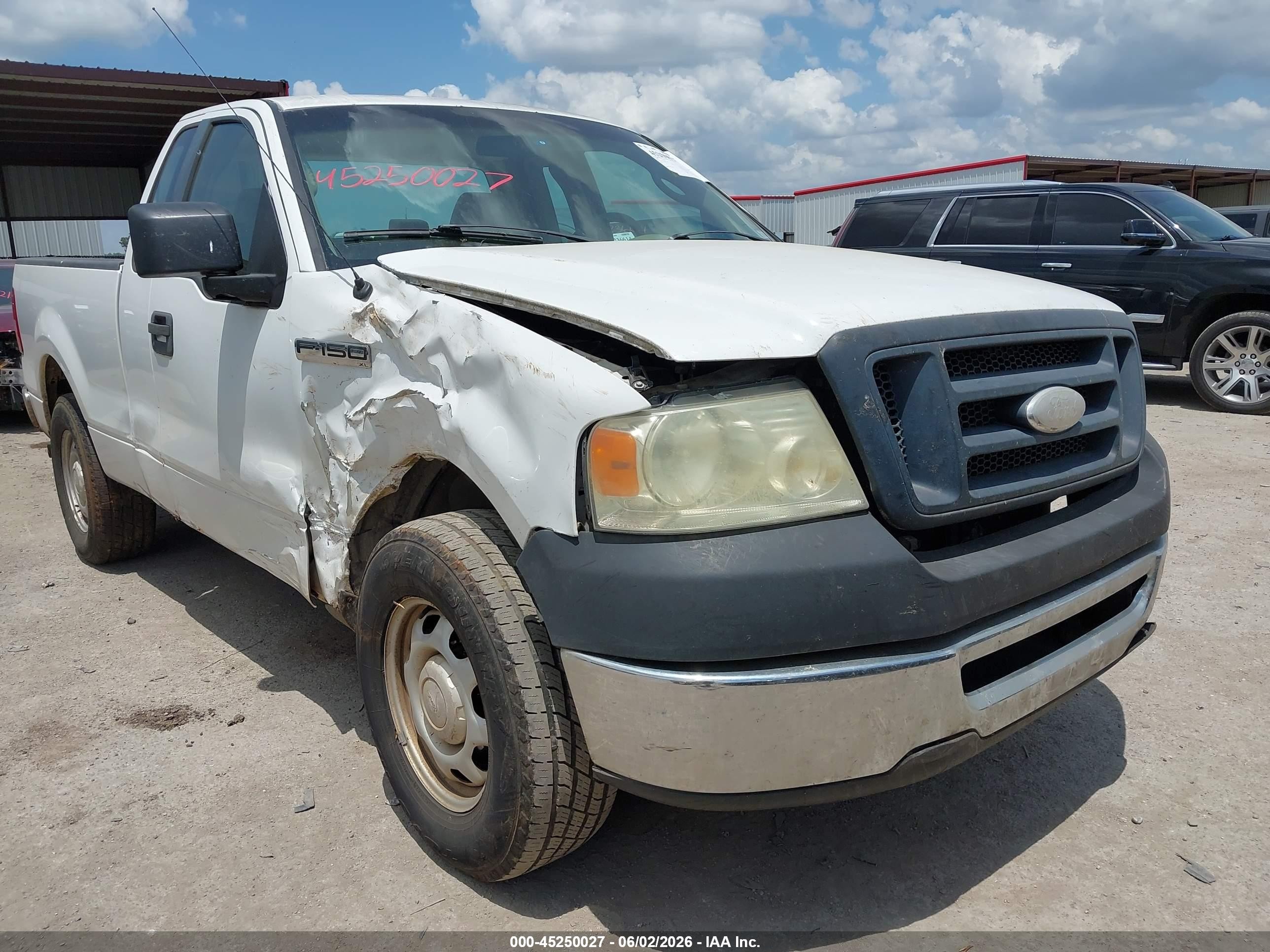 2008 Ford F-150 Stx/xl/xlt White vin: 1FTRF12298KC57314