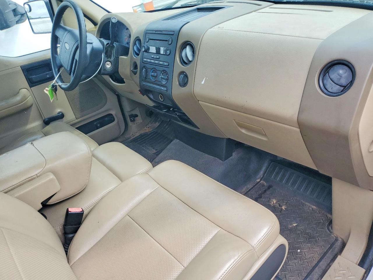 2008 Ford F150 Xl White vin: 1FTRF12298KD52519