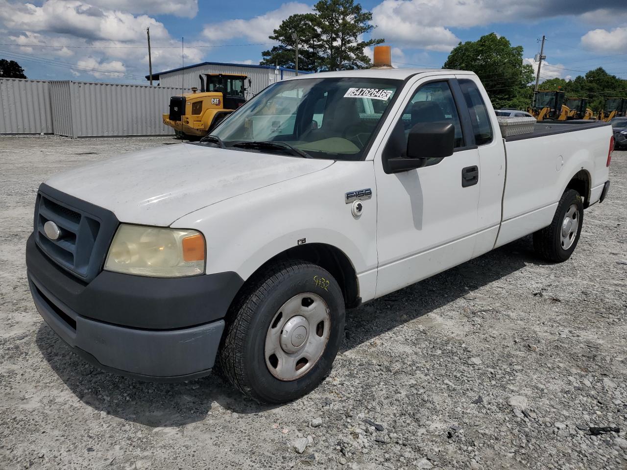 2008 Ford F150 Xl White vin: 1FTRF12298KD52519 Damage: L Cab Corner Panel, Multiple Scratches Light, 5
