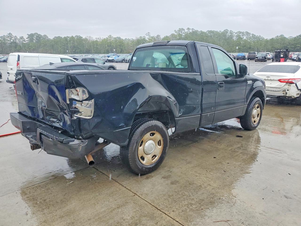 2008 Ford F150 Black vin: 1FTRF12298KD94883