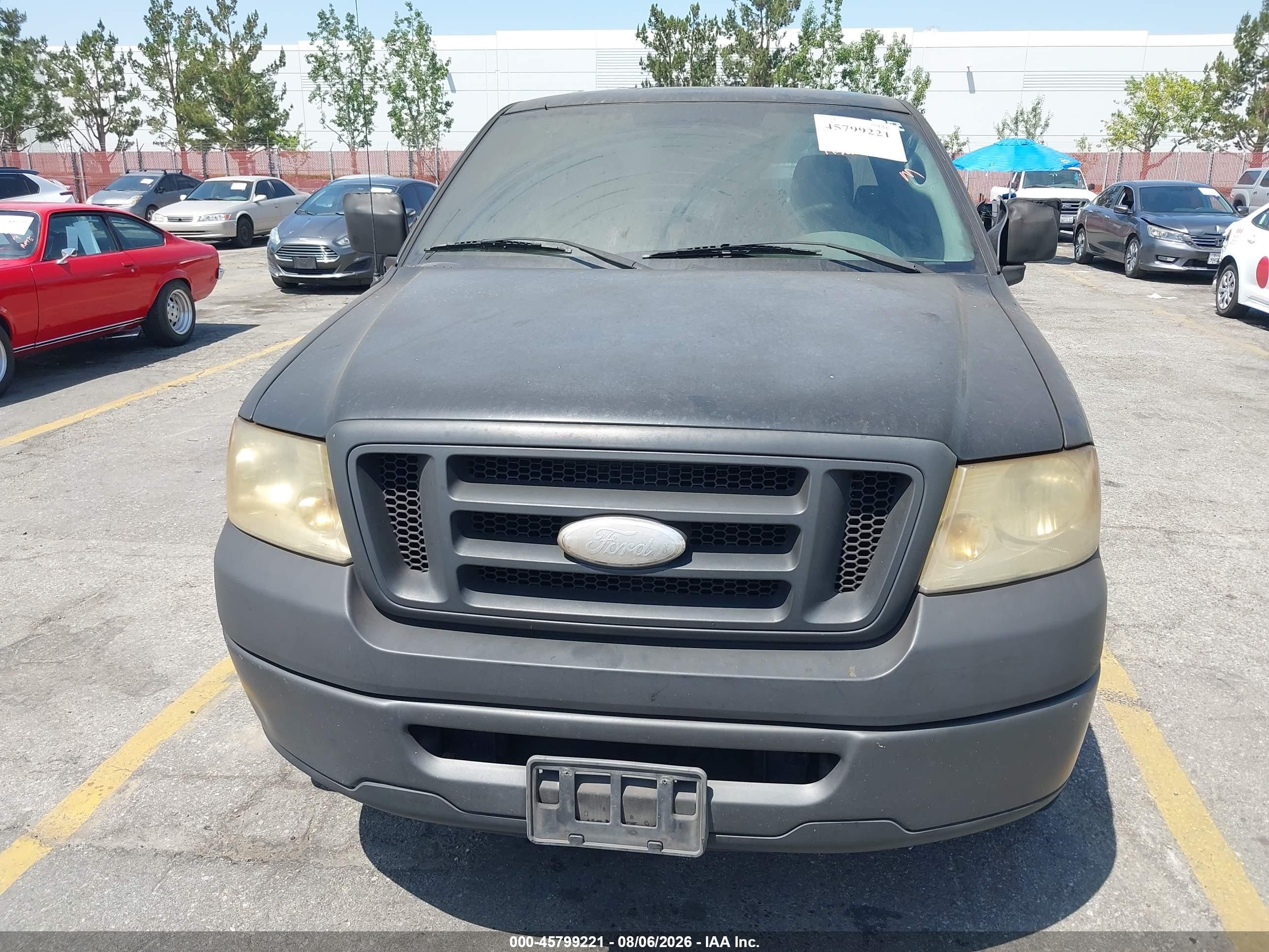 2006 Ford F-150 Stx/xl/xlt Black vin: 1FTRF122X6NB87091