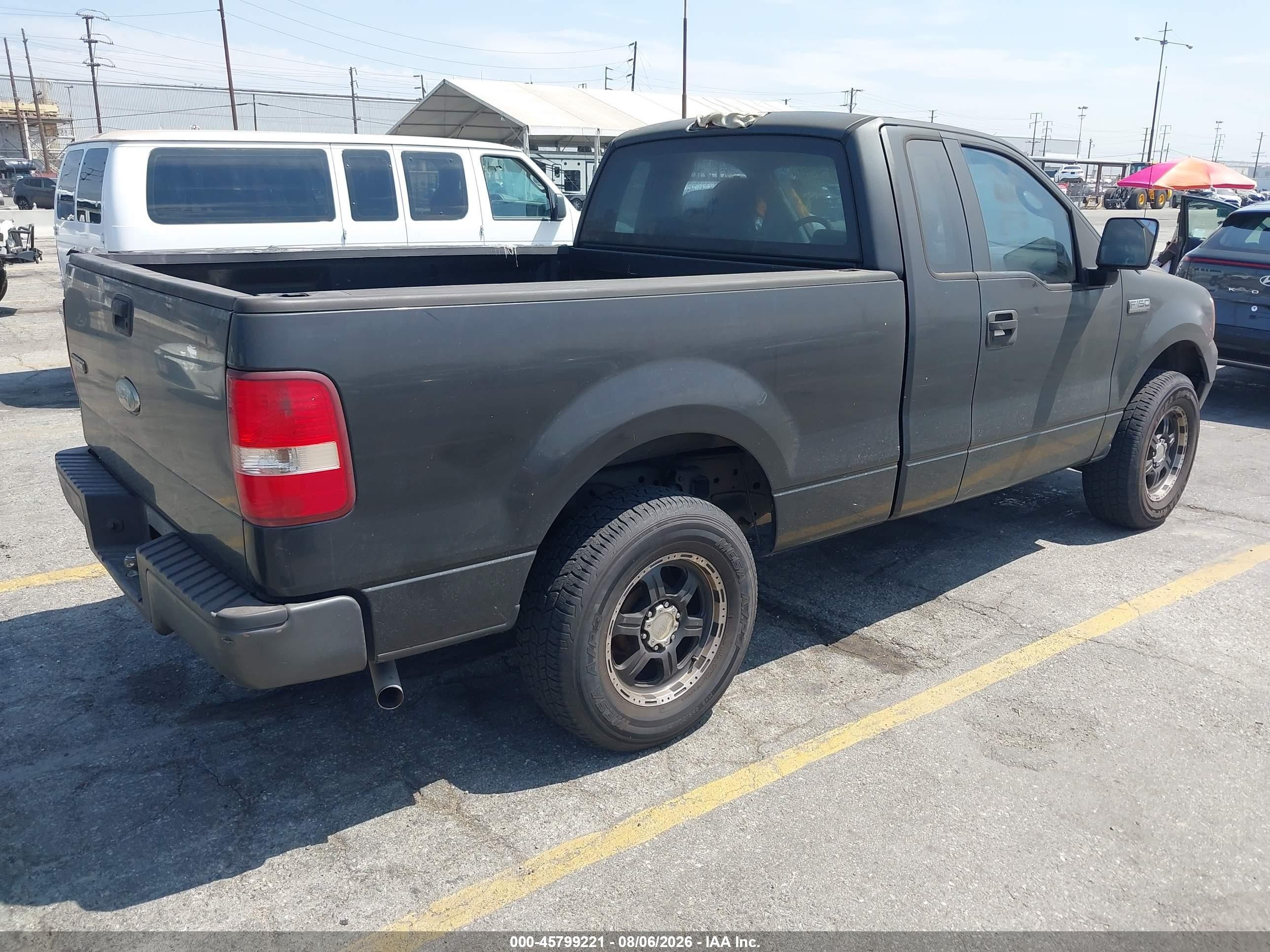 2006 Ford F-150 Stx/xl/xlt Black vin: 1FTRF122X6NB87091
