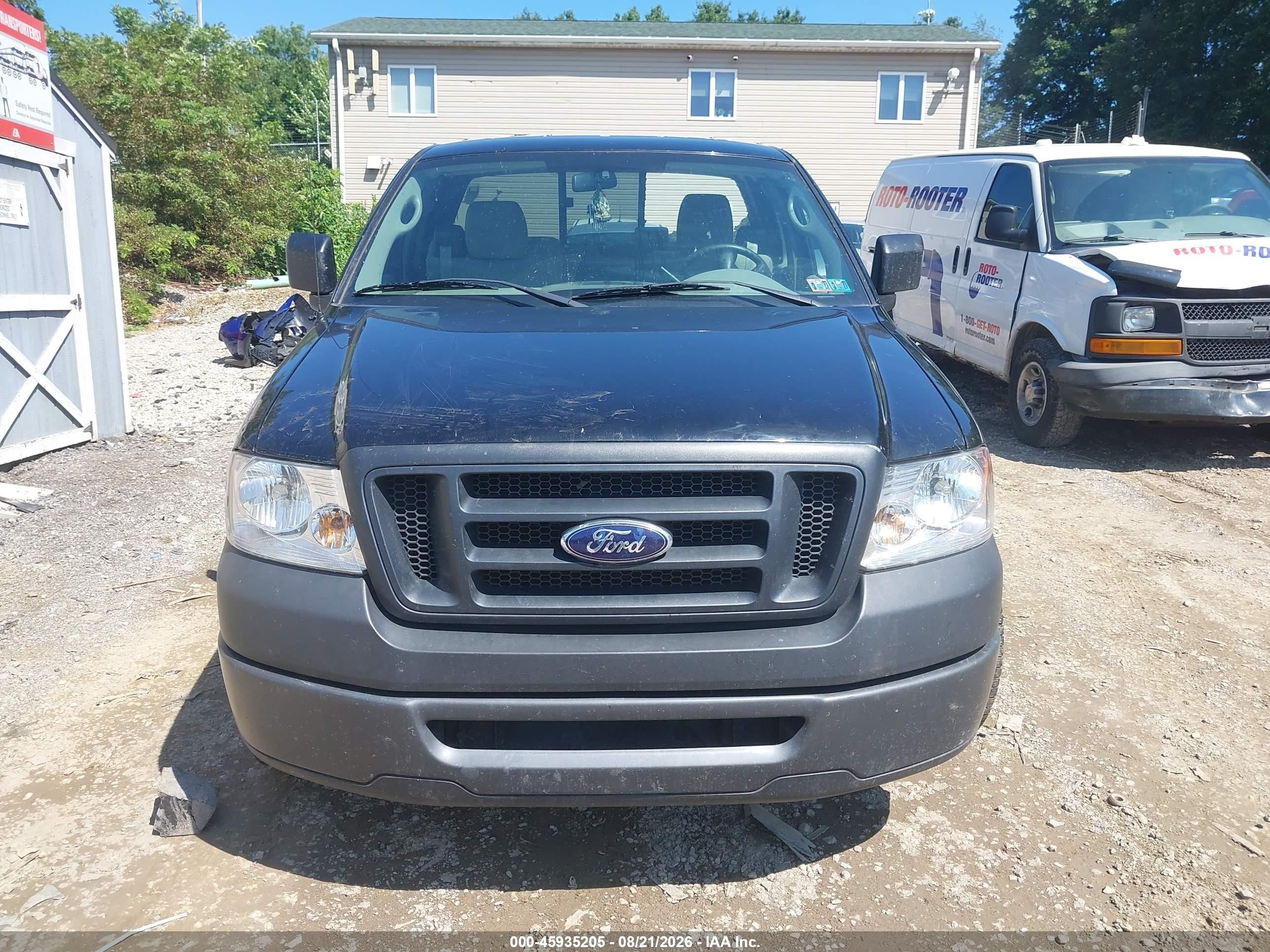 2007 Ford F-150 Stx/xl/xlt Black vin: 1FTRF122X7KD63219