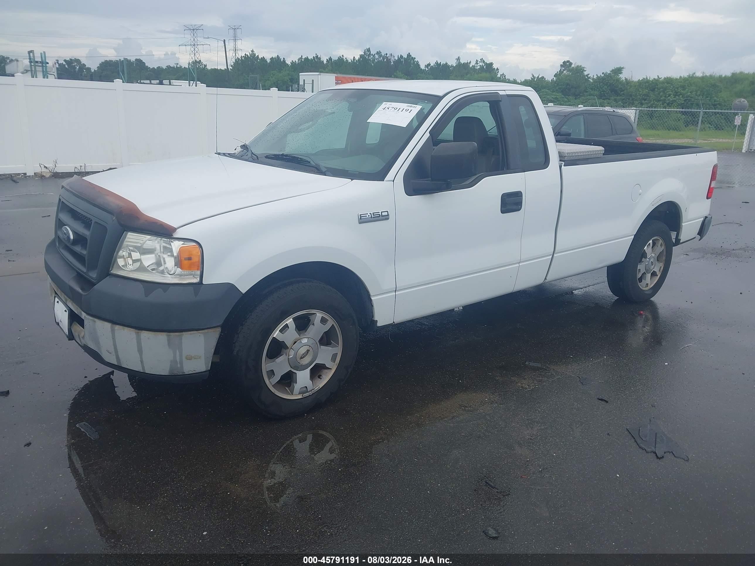 2007 Ford F-150 Stx/xl/xlt White vin: 1FTRF122X7NA66840