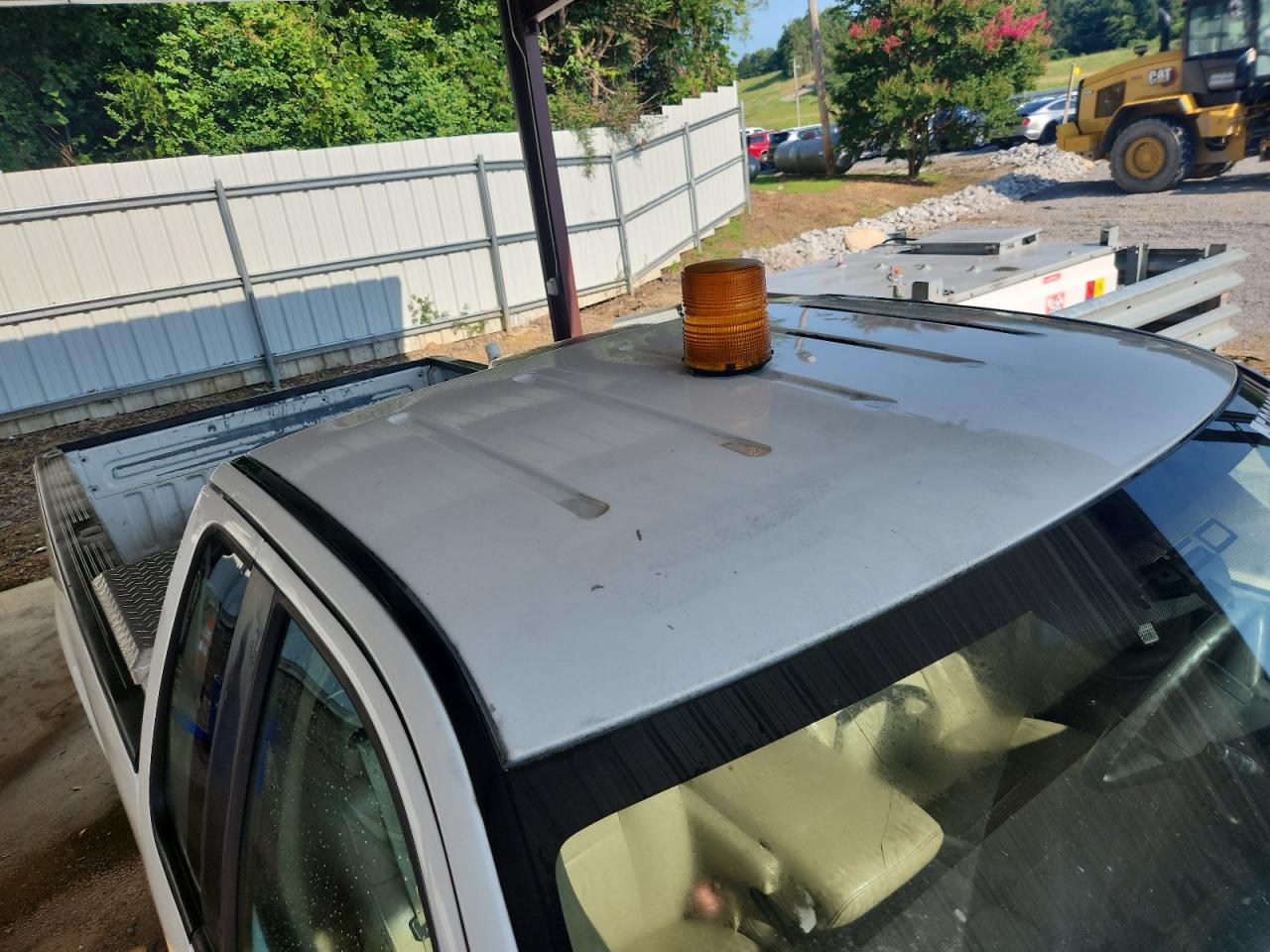 2008 Ford F150 White vin: 1FTRF122X8KB62860 Damage: Roof, Heavy Scratch, 2 To 3 Inches