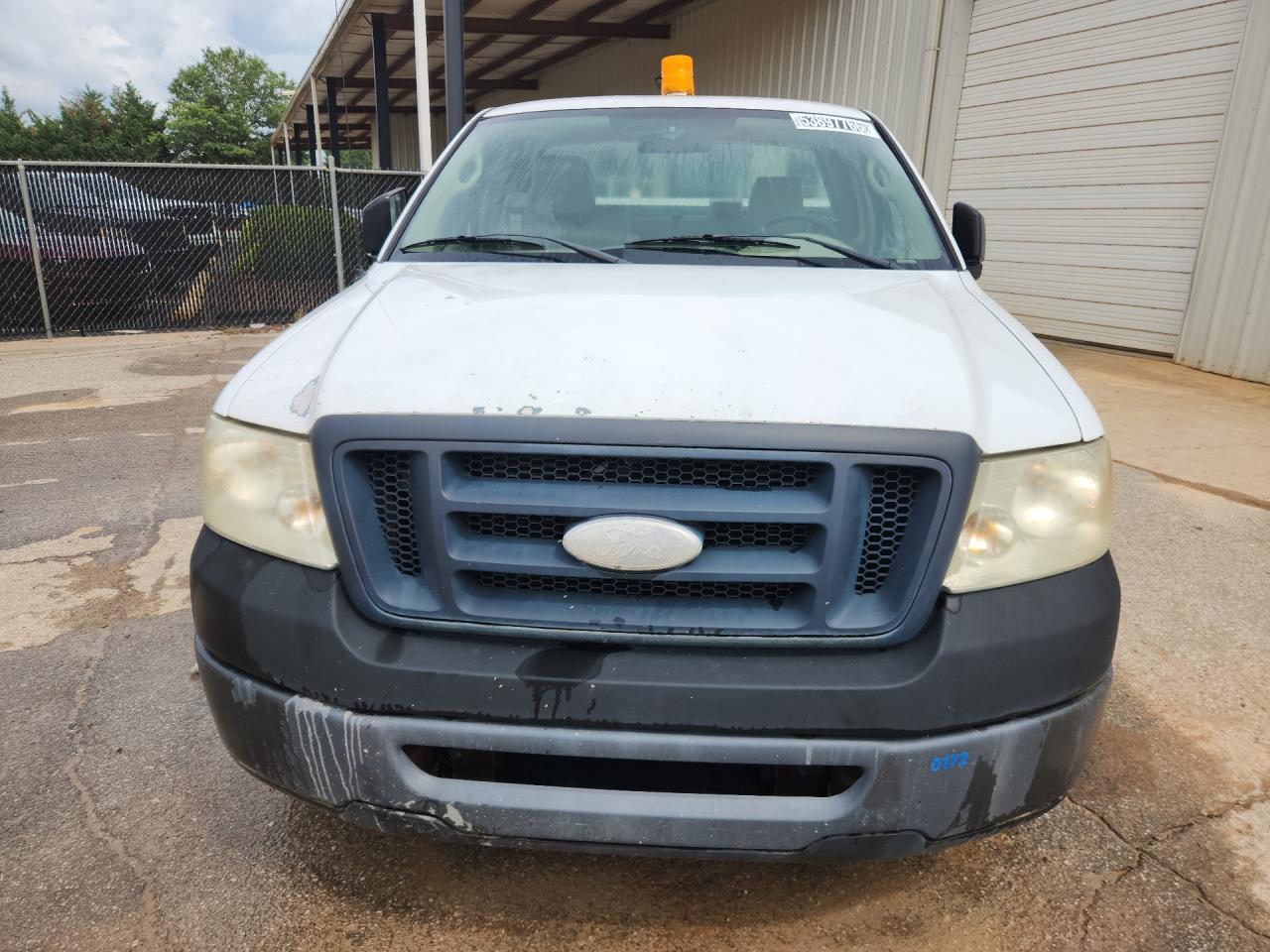 2008 Ford F150 White vin: 1FTRF122X8KB80565 Damage: Left Head Lamp, Faded, Repair Required