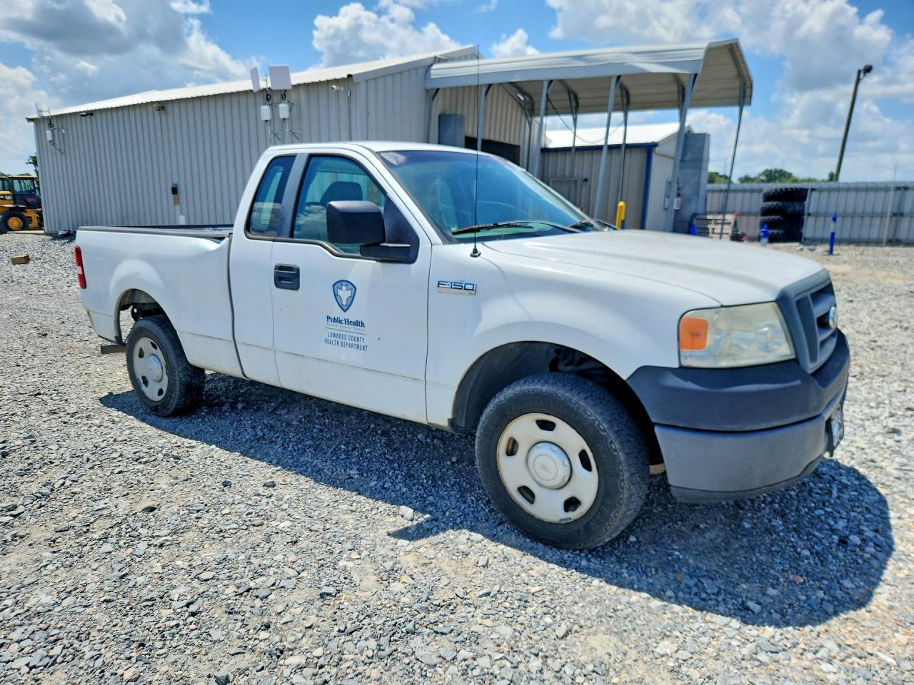 2008 Ford F150 White vin: 1FTRF122X8KD19030
