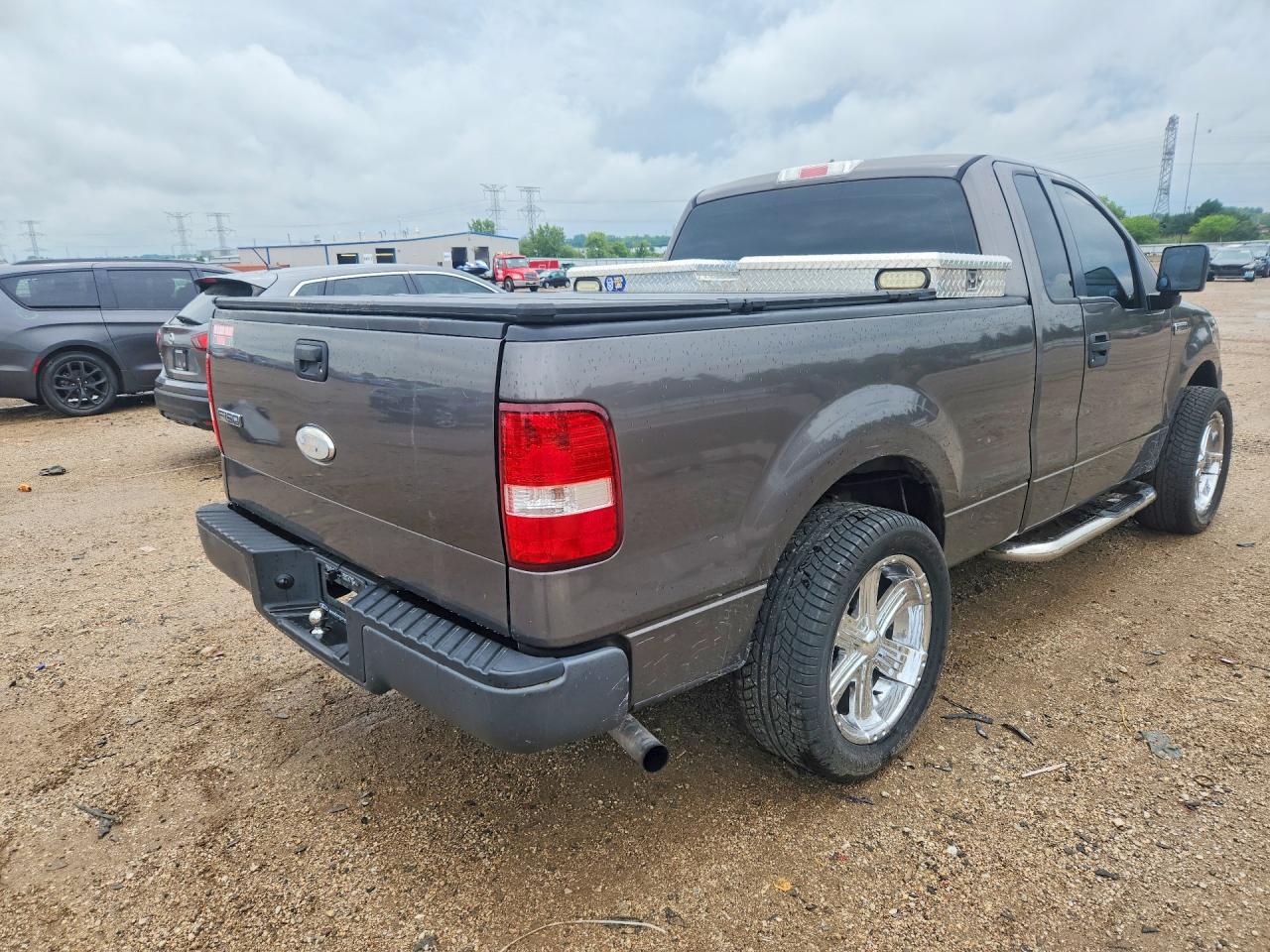 2008 Ford F150 Gray vin: 1FTRF122X8KD27810