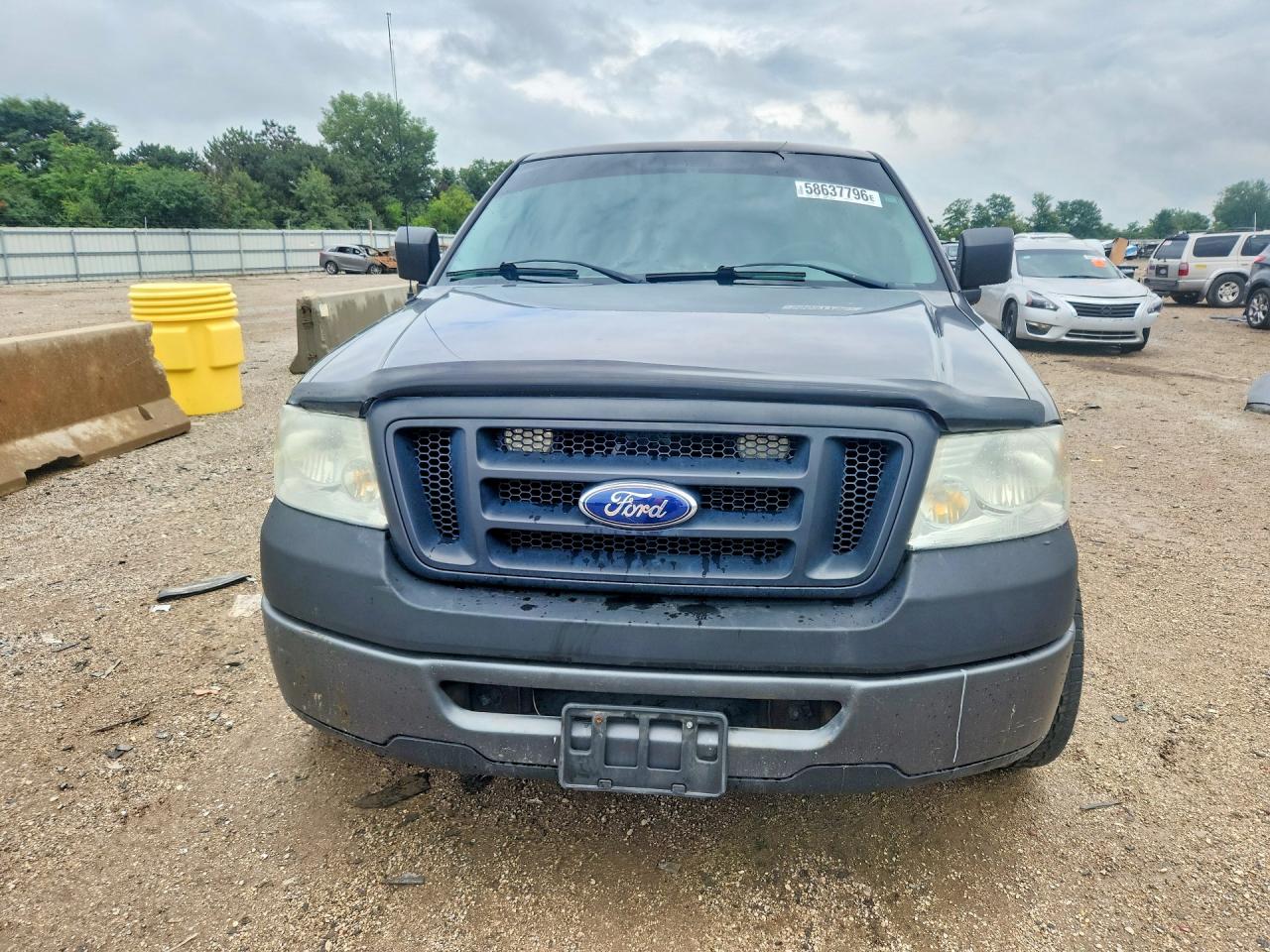 2008 Ford F150 Gray vin: 1FTRF122X8KD27810