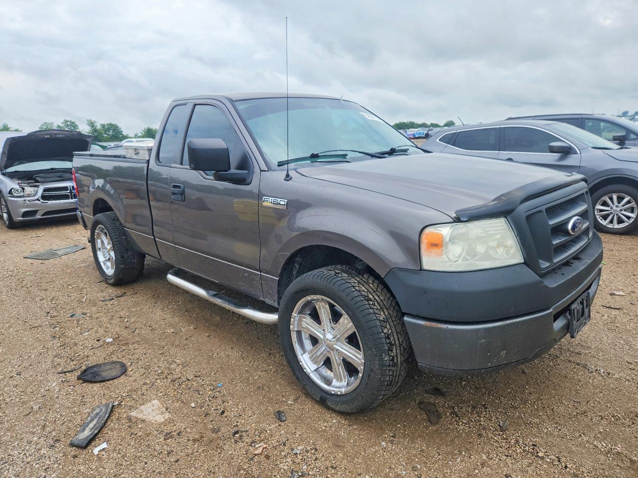 2008 Ford F150 Gray vin: 1FTRF122X8KD27810