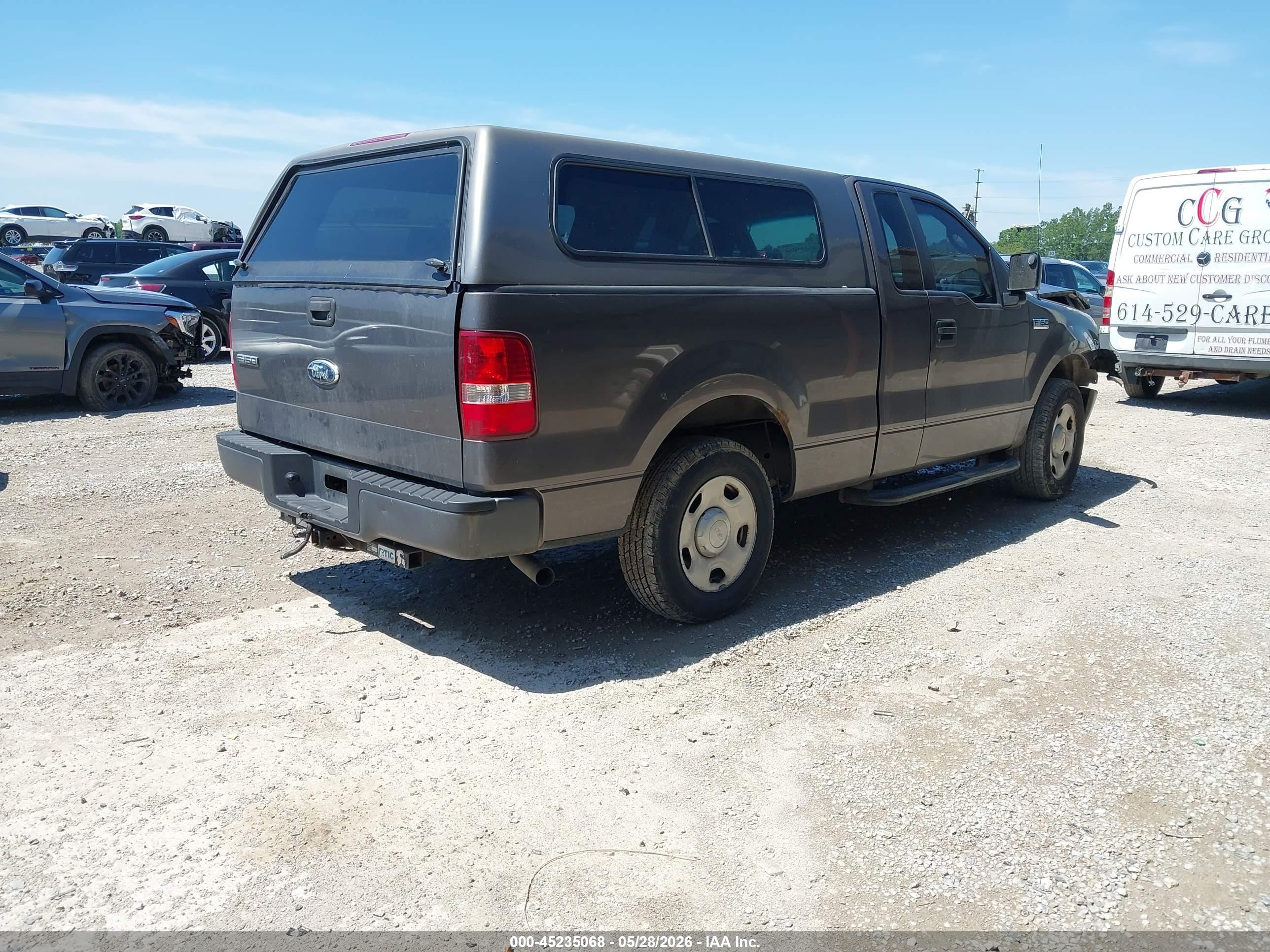 2008 Ford F-150 Stx/xl/xlt Gray vin: 1FTRF122X8KD71239