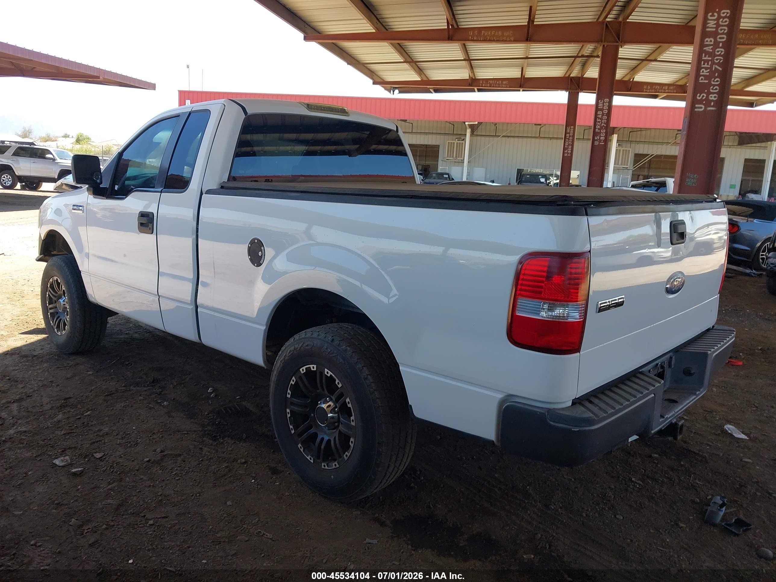 2008 Ford F-150 Stx/xl/xlt White vin: 1FTRF122X8KD81477