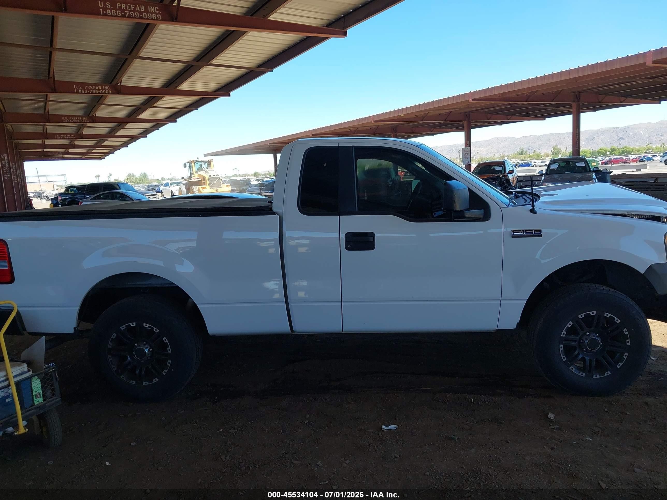 2008 Ford F-150 Stx/xl/xlt White vin: 1FTRF122X8KD81477