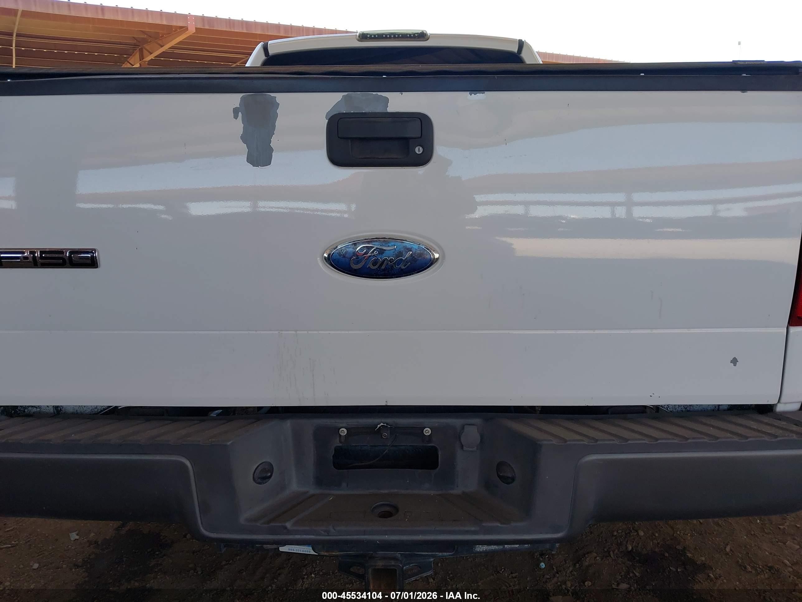 2008 Ford F-150 Stx/xl/xlt White vin: 1FTRF122X8KD81477