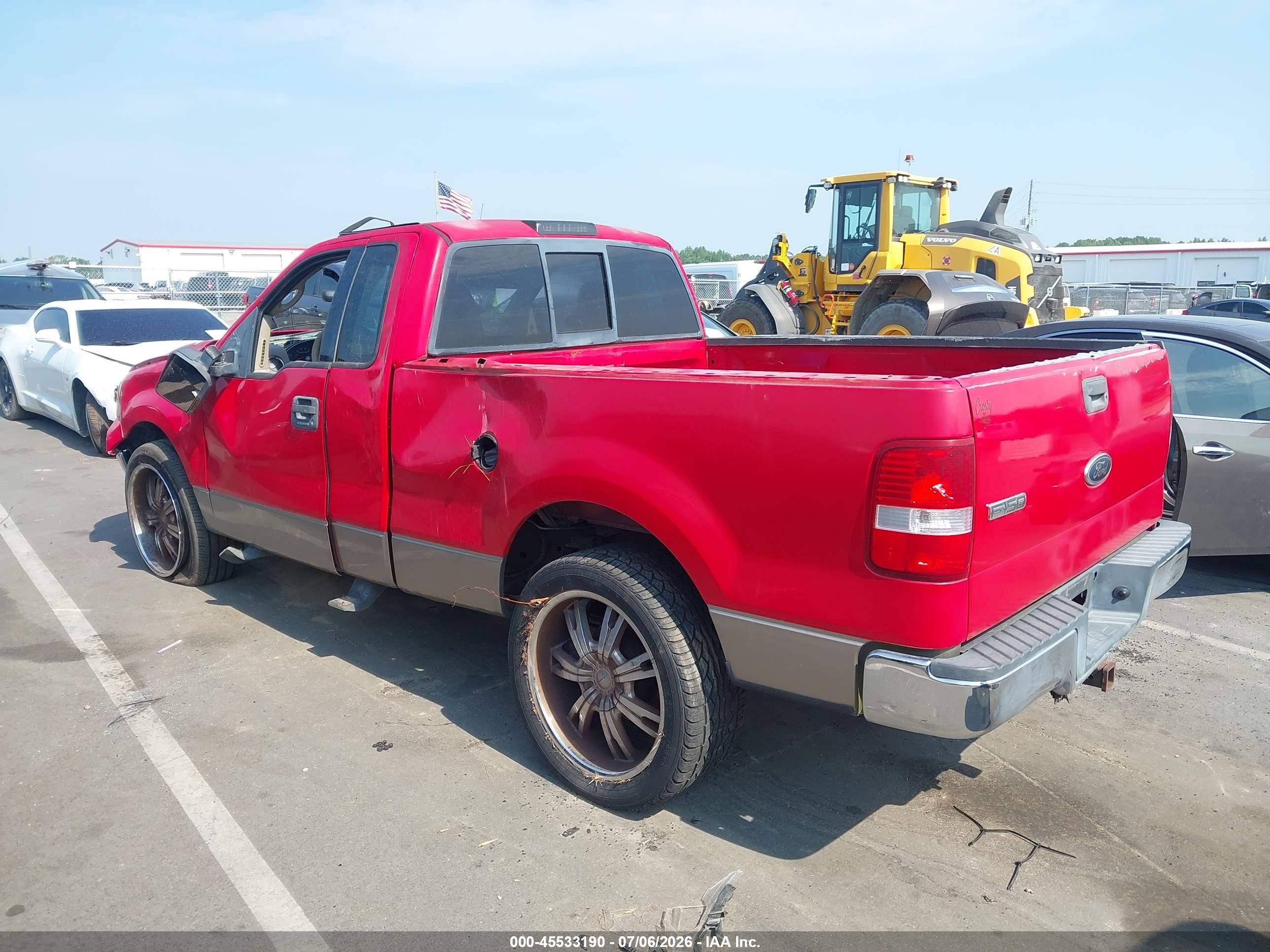 2004 Ford F-150 Xl/xlt Красный vin: 1FTRF12514NC66320