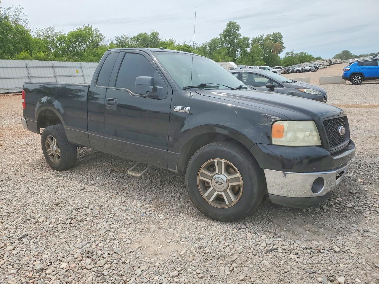 2006 Ford F150 Black vin: 1FTRF12546NA74098