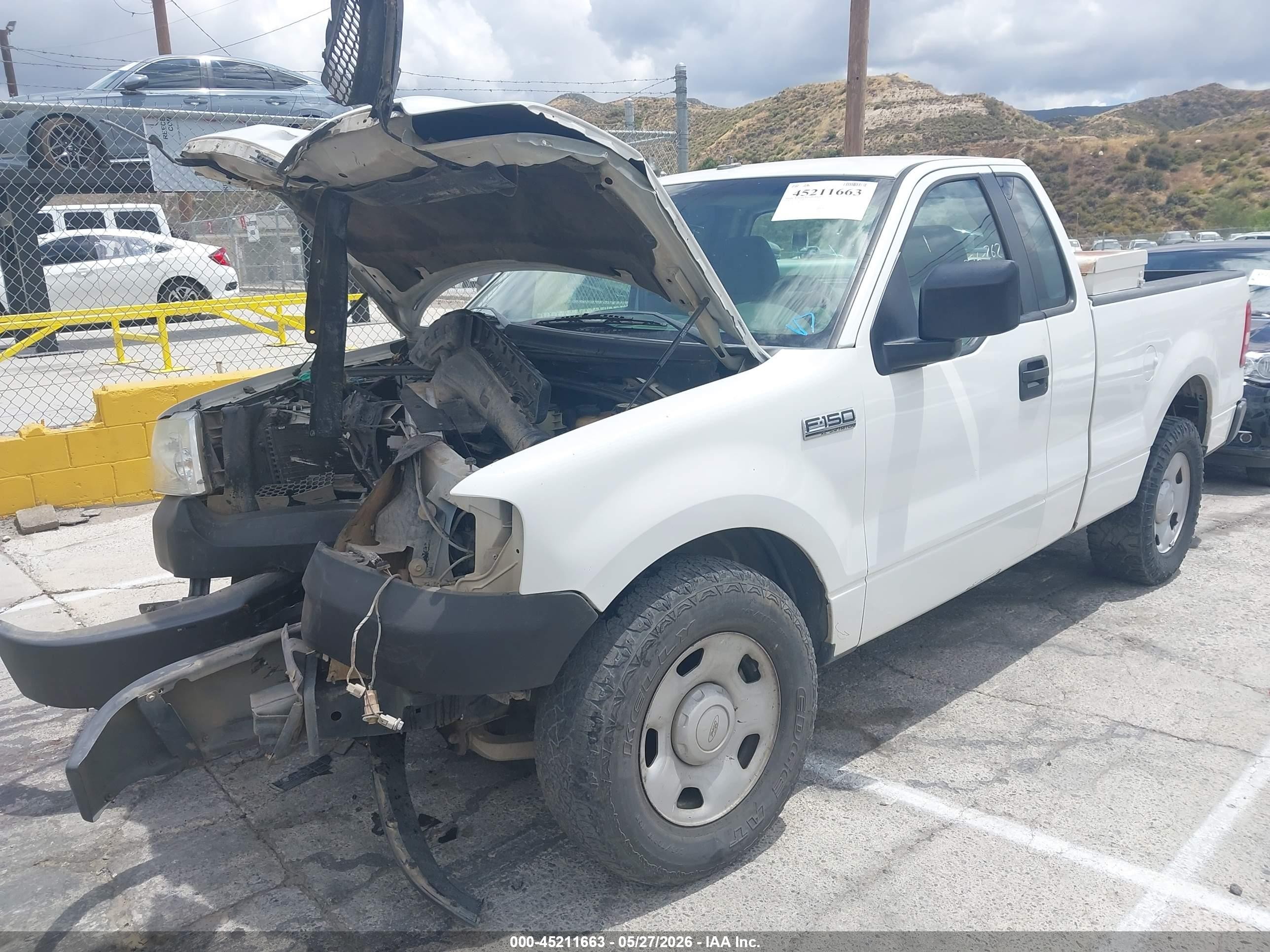 2008 Ford F-150 Fx2/stx/xl/xlt White vin: 1FTRF12548KD79752