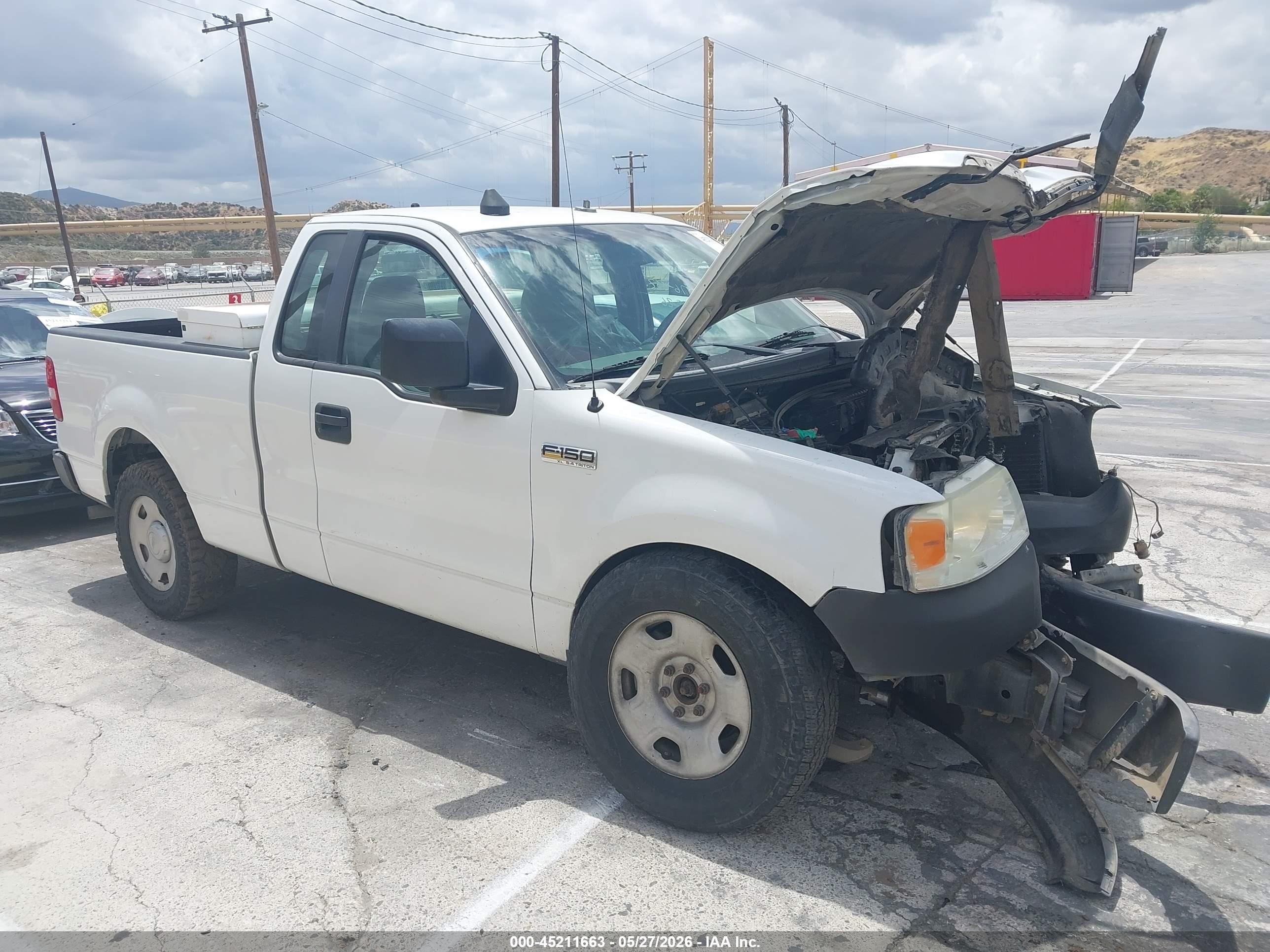 2008 Ford F-150 Fx2/stx/xl/xlt White vin: 1FTRF12548KD79752