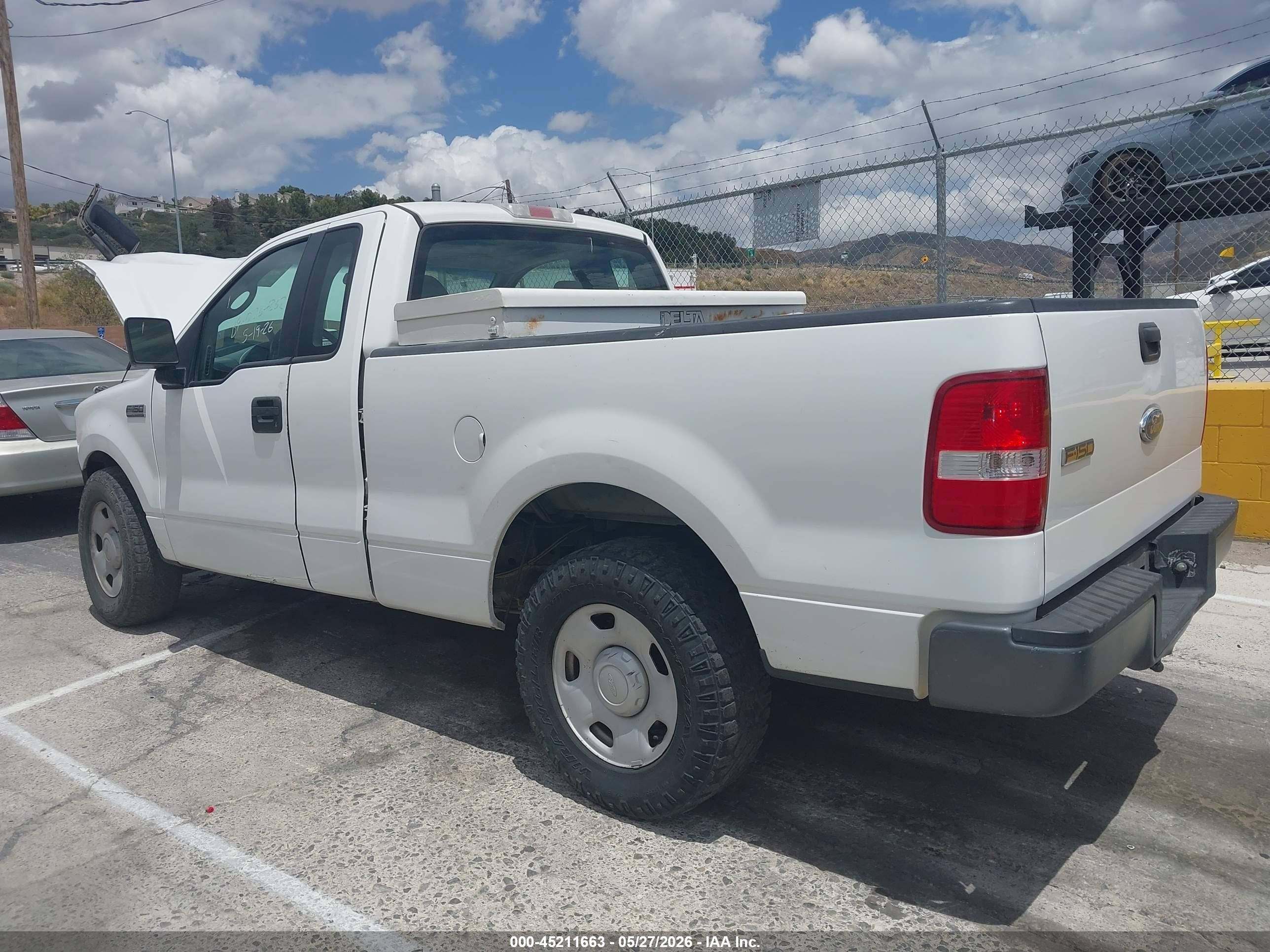 2008 Ford F-150 Fx2/stx/xl/xlt White vin: 1FTRF12548KD79752