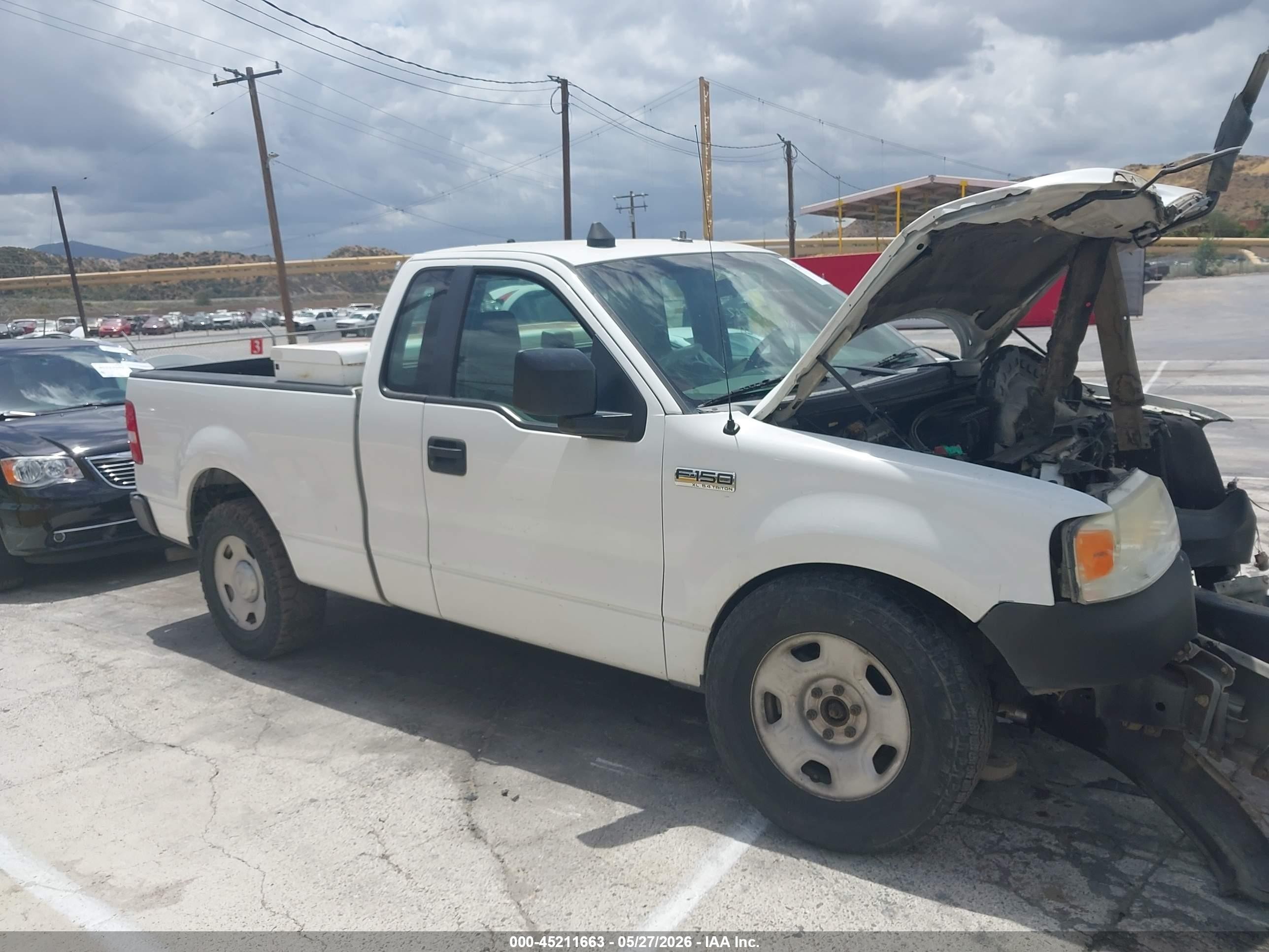 2008 Ford F-150 Fx2/stx/xl/xlt White vin: 1FTRF12548KD79752