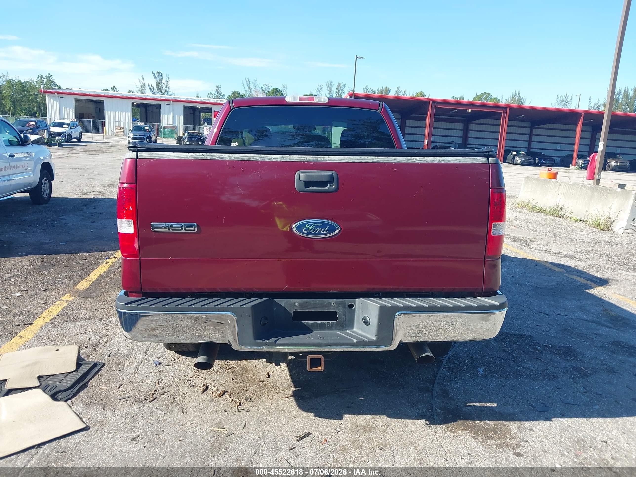 2004 Ford F-150 Xl/xlt Red vin: 1FTRF12554NC59807