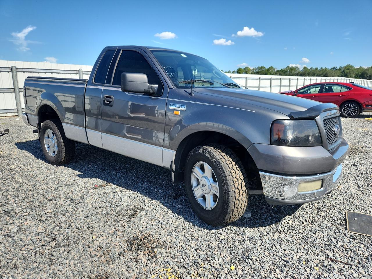 2004 Ford F150 Серый vin: 1FTRF125X4NB70427
